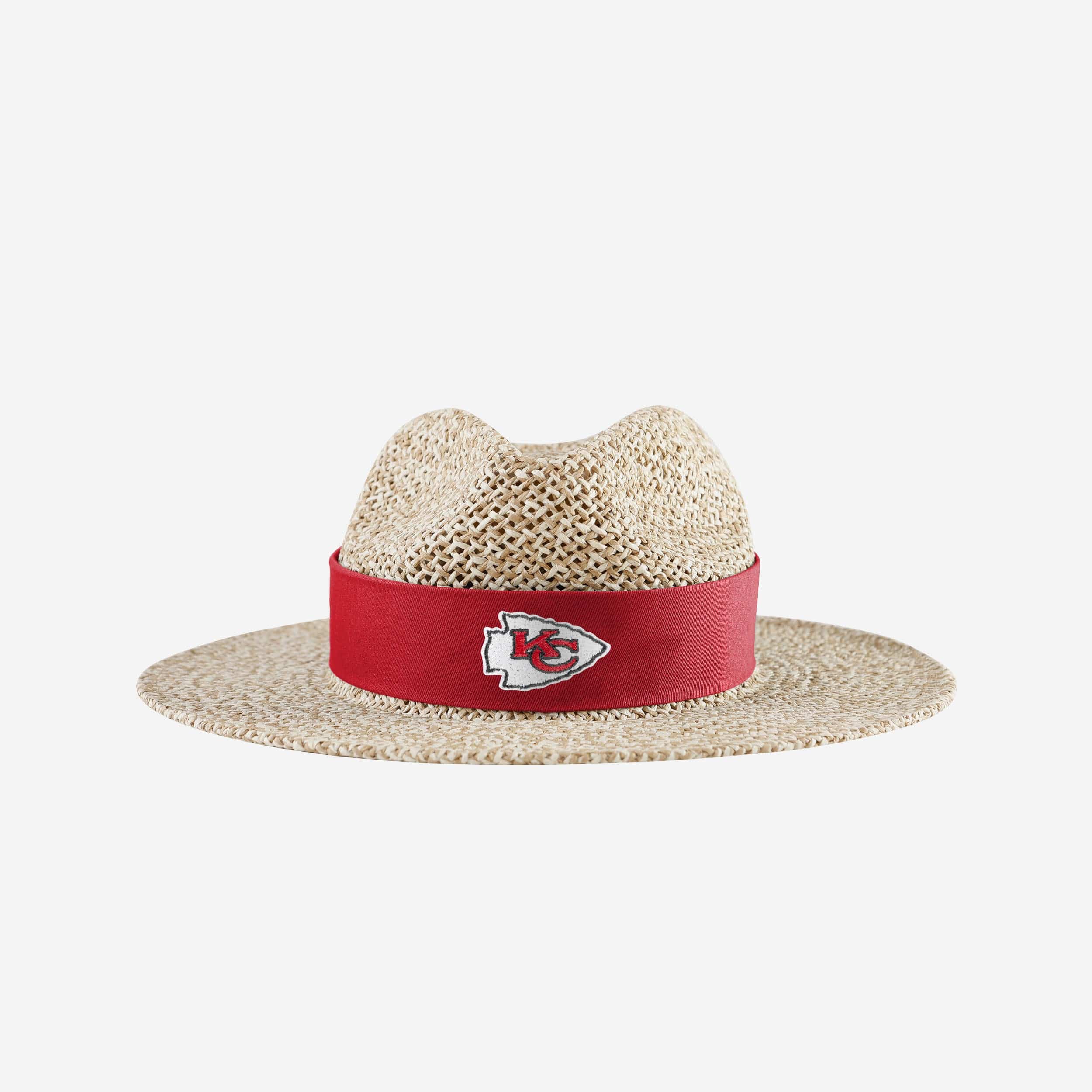 Kansas City Chiefs Stylish Band Straw Hat