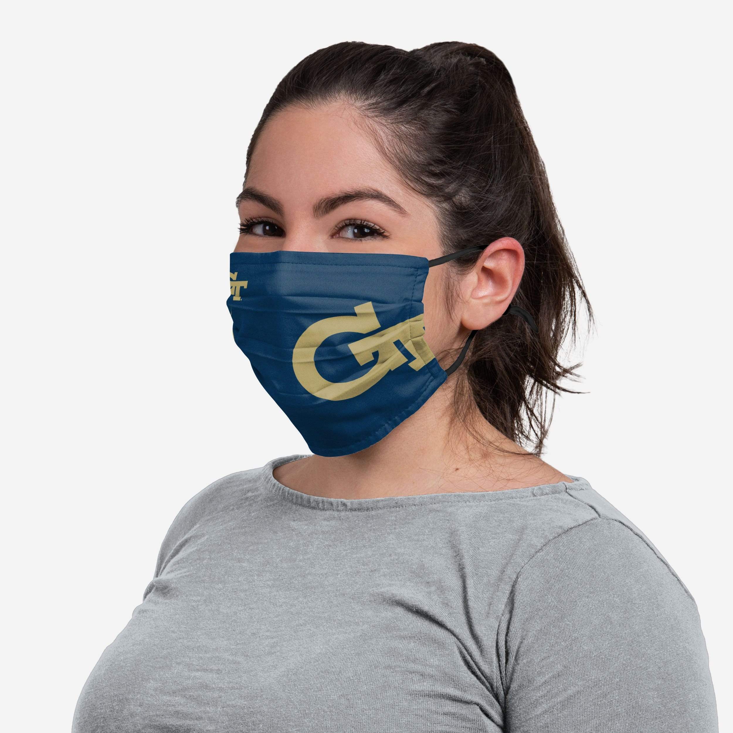 Georgia Tech Yellow Jackets On-Field Sideline Logo Face Cover - Show Your Team Spirit!
