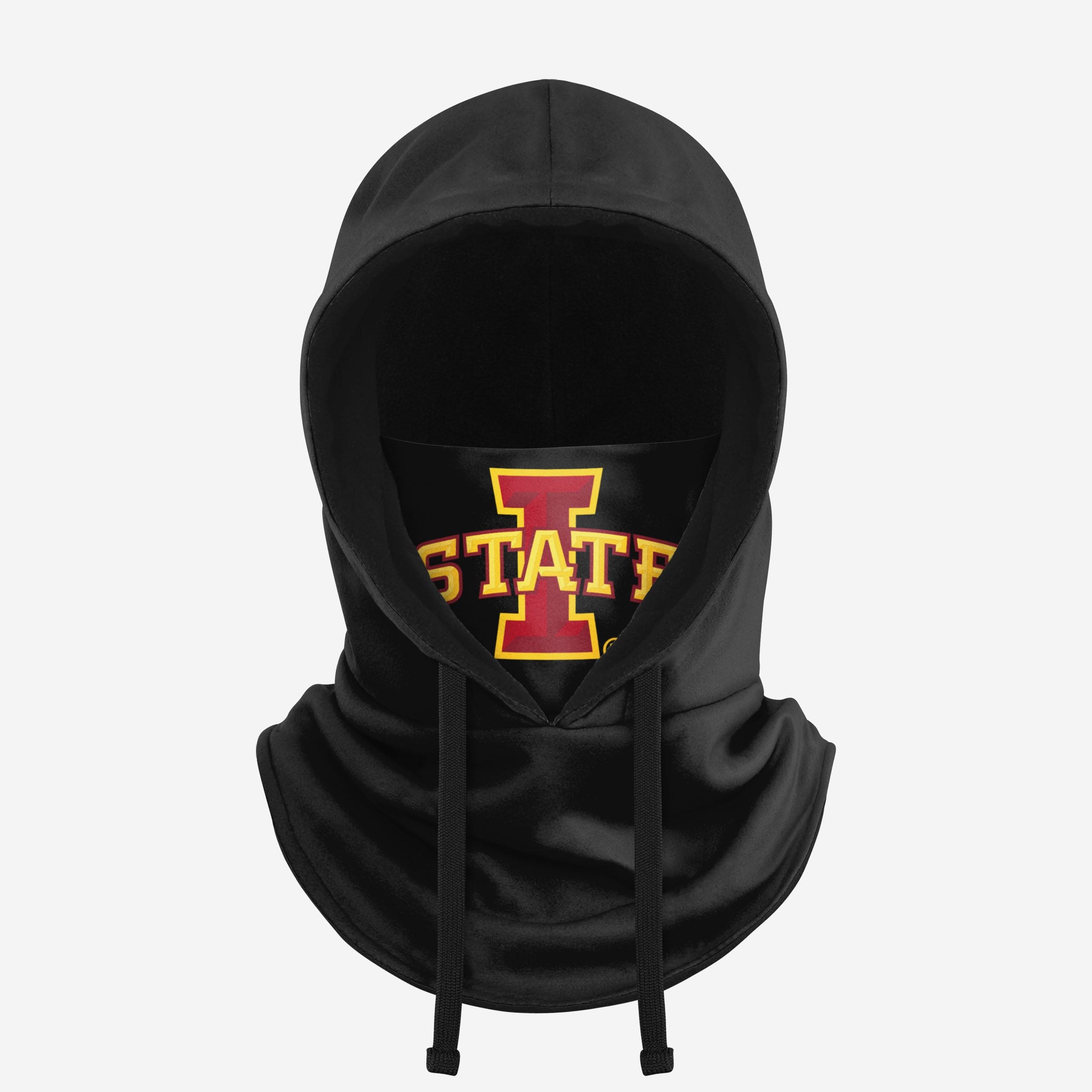Iowa State Cyclones Black Drawstring Hooded Gaiter - Your Winter Essential