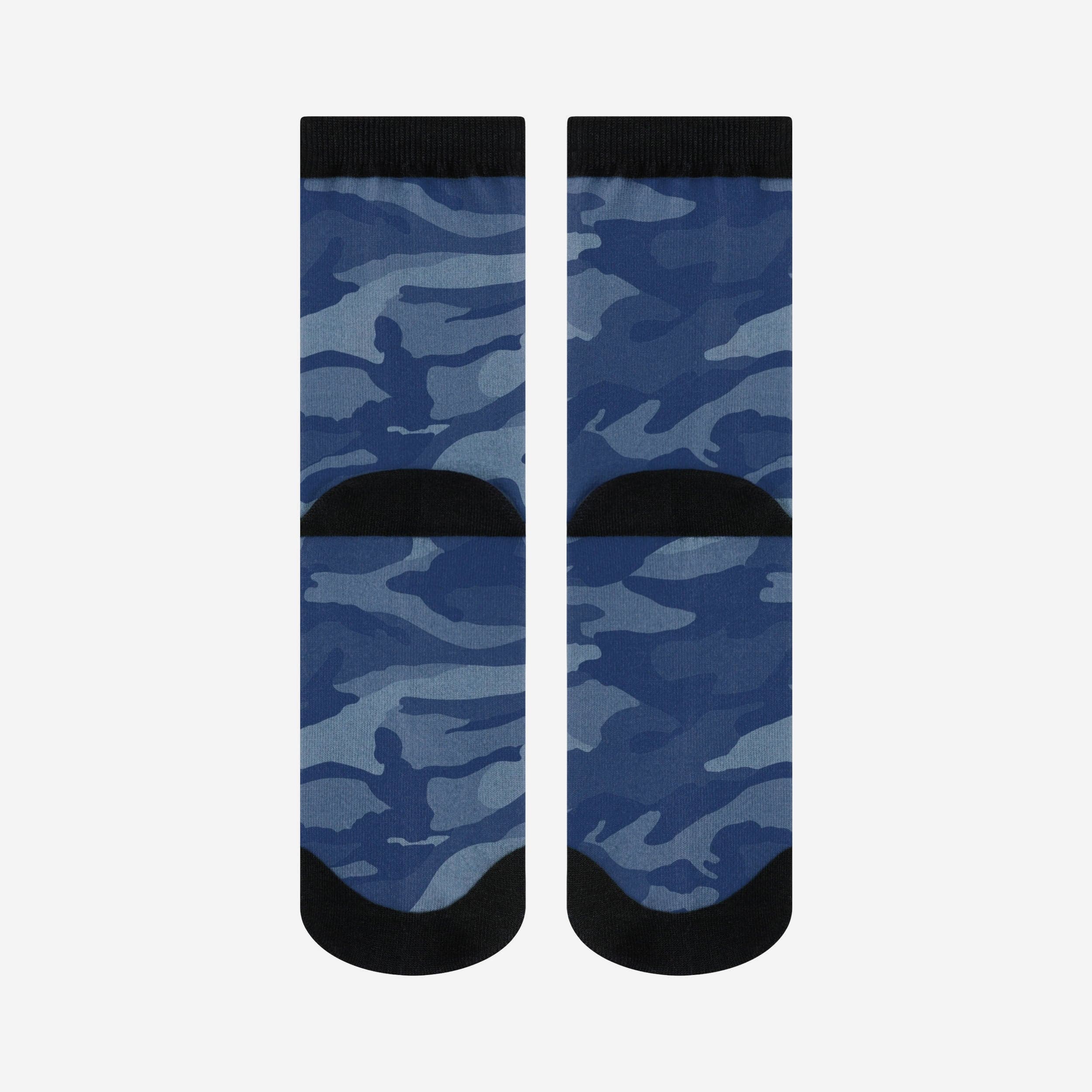 New England Patriots Stylish Printed Camo Socks - Show Your Team Spirit!