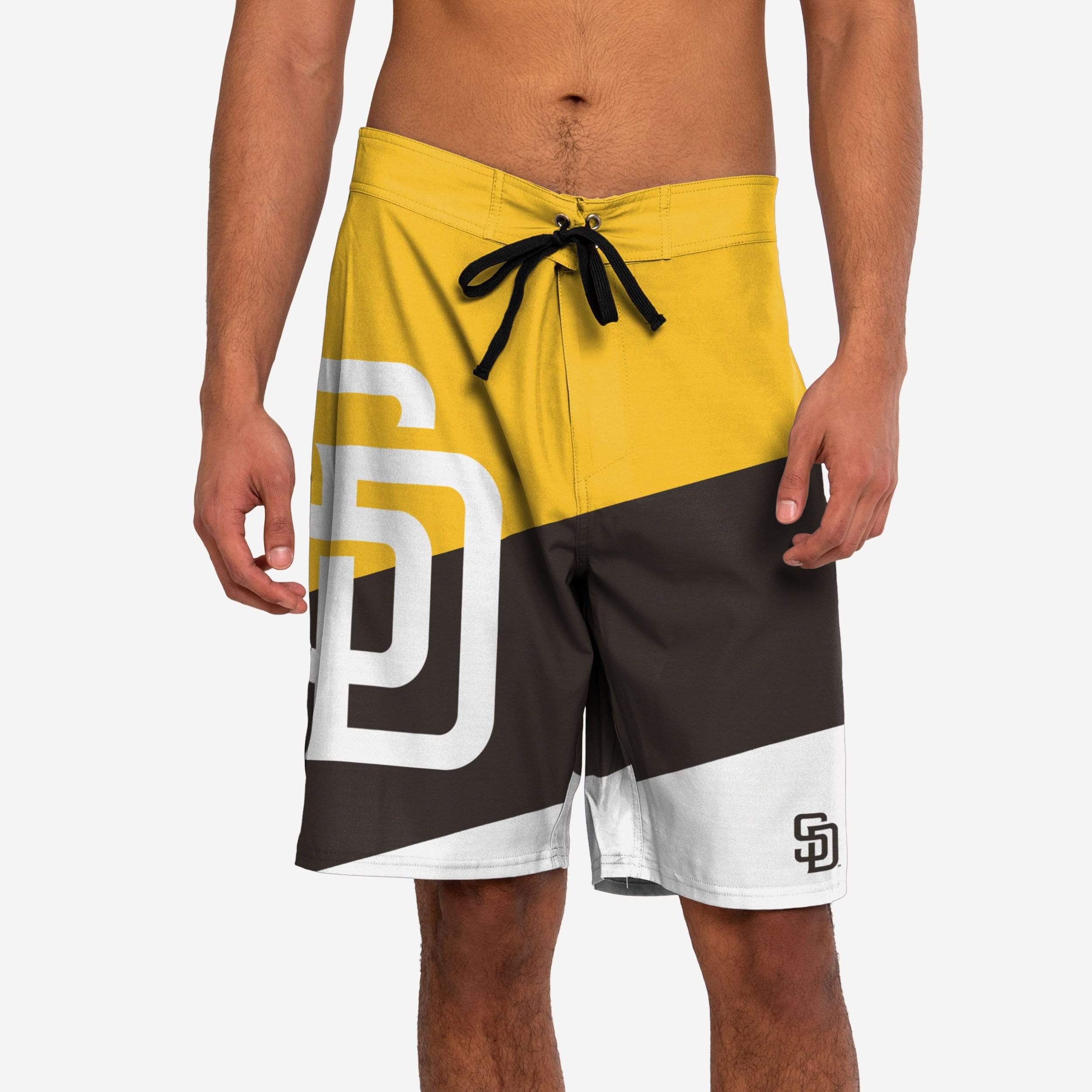 San Diego Padres Colorful Dive Boardshorts - Show Your Team Spirit!