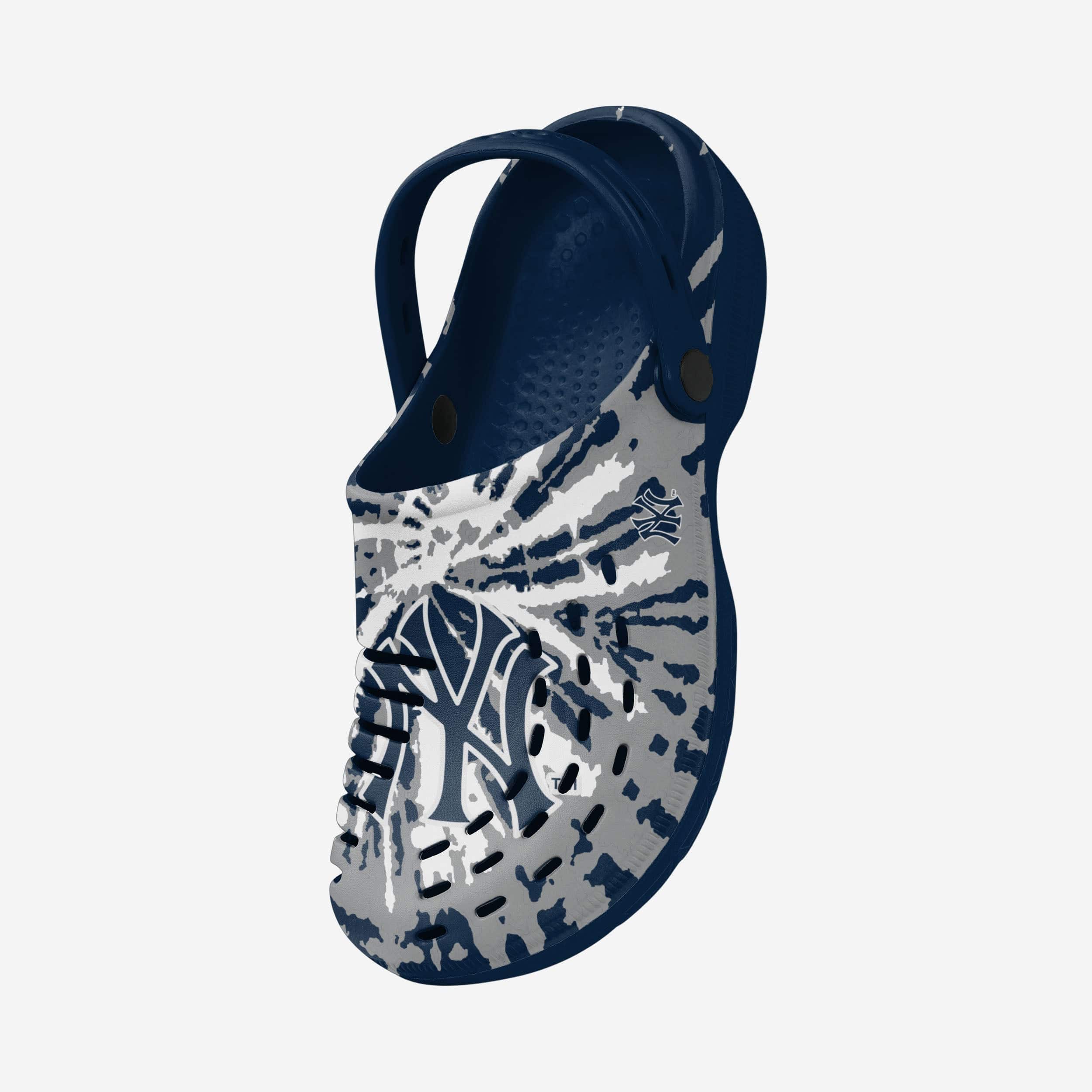 New York Yankees Tie-Dye Strapped Clogs - Stand Out in Style!