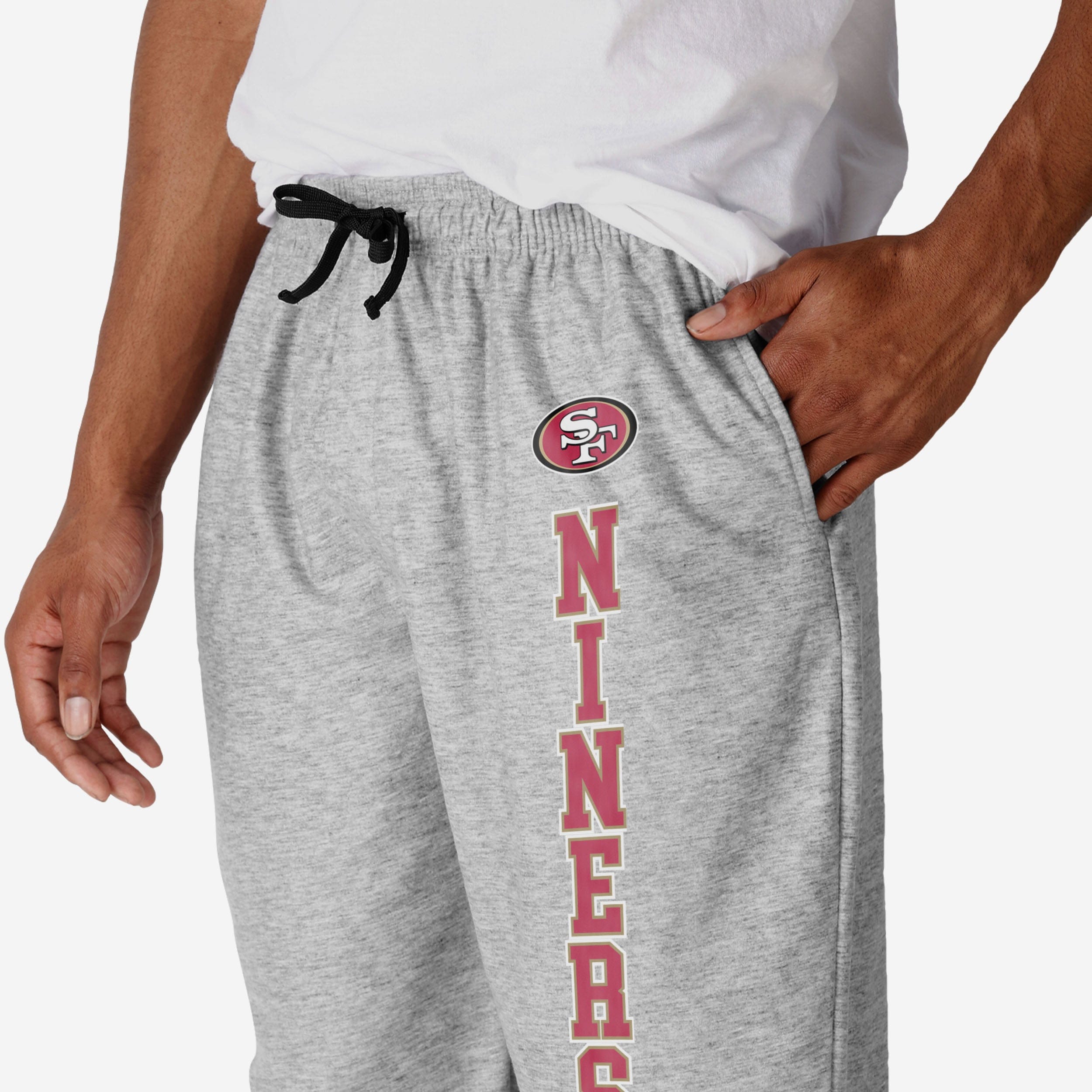 San Francisco 49ers Gray Athletic Lounge Pants - Ultimate Comfort for Fans