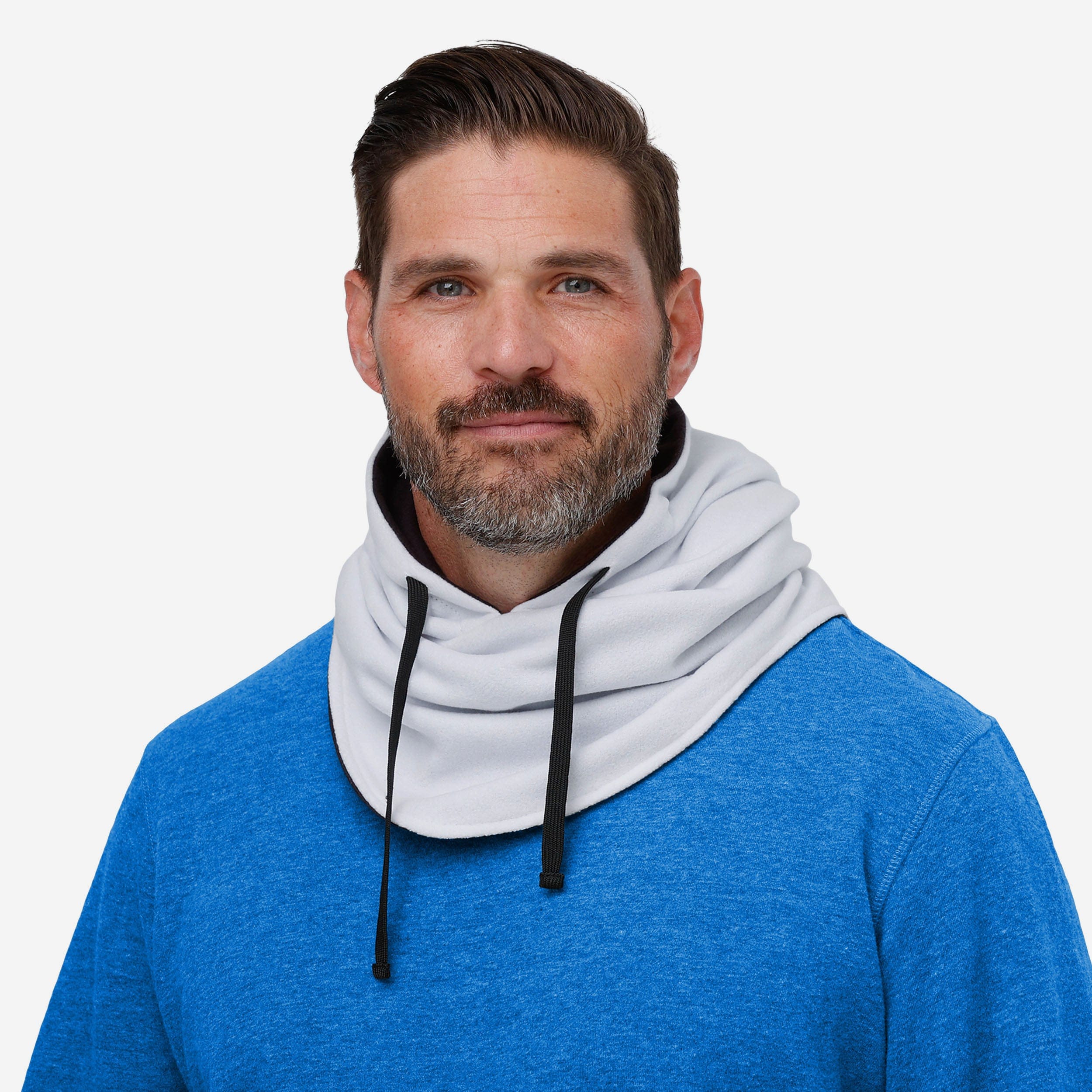 Los Angeles Chargers Stunning White Drawstring Hooded Gaiter - Must - Have for Fans!