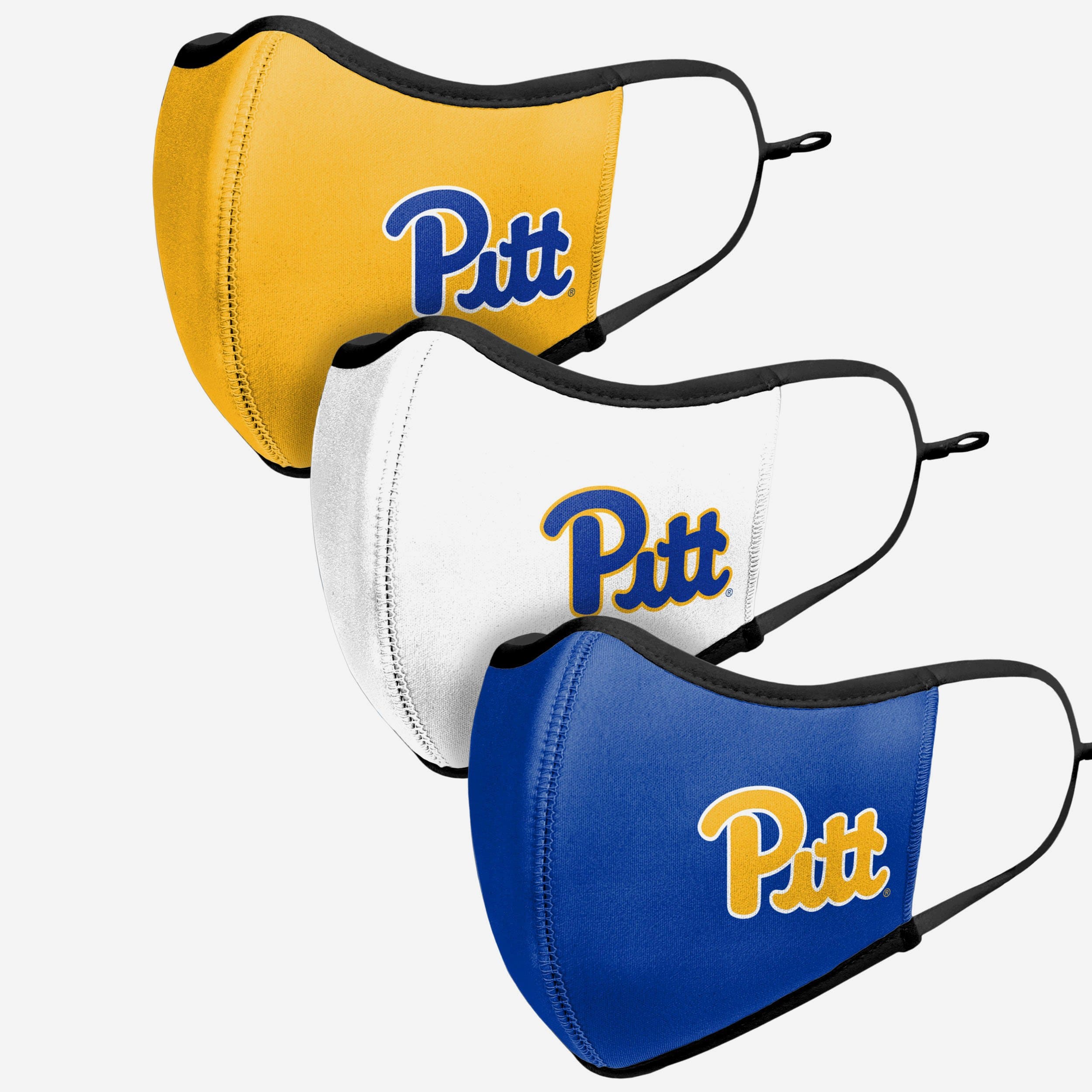 Pittsburgh Panthers 3-Pack Sports Face Cover - Represent Your Team in Style!