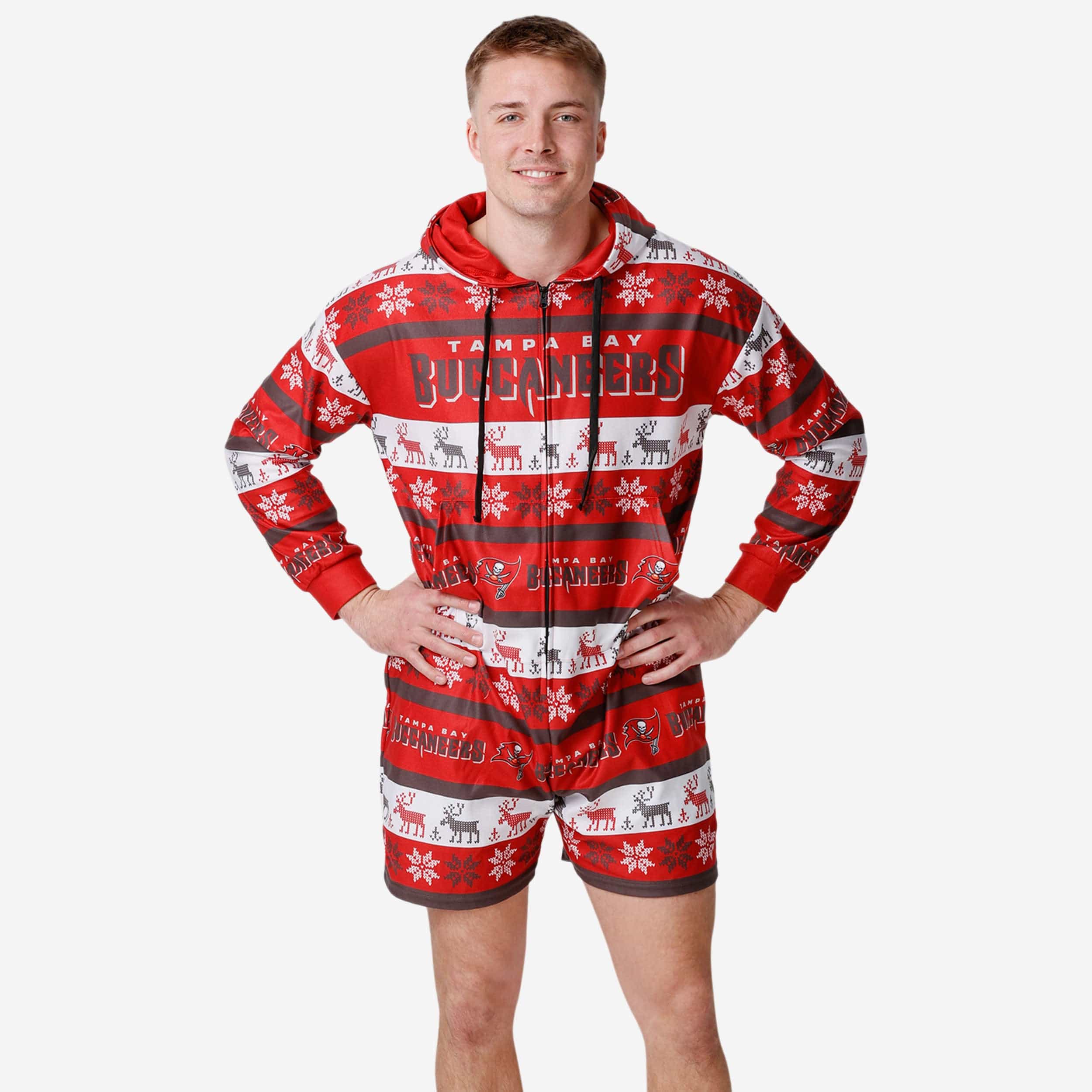 Tampa Bay Buccaneers Super Cozy Short One Piece Pajamas