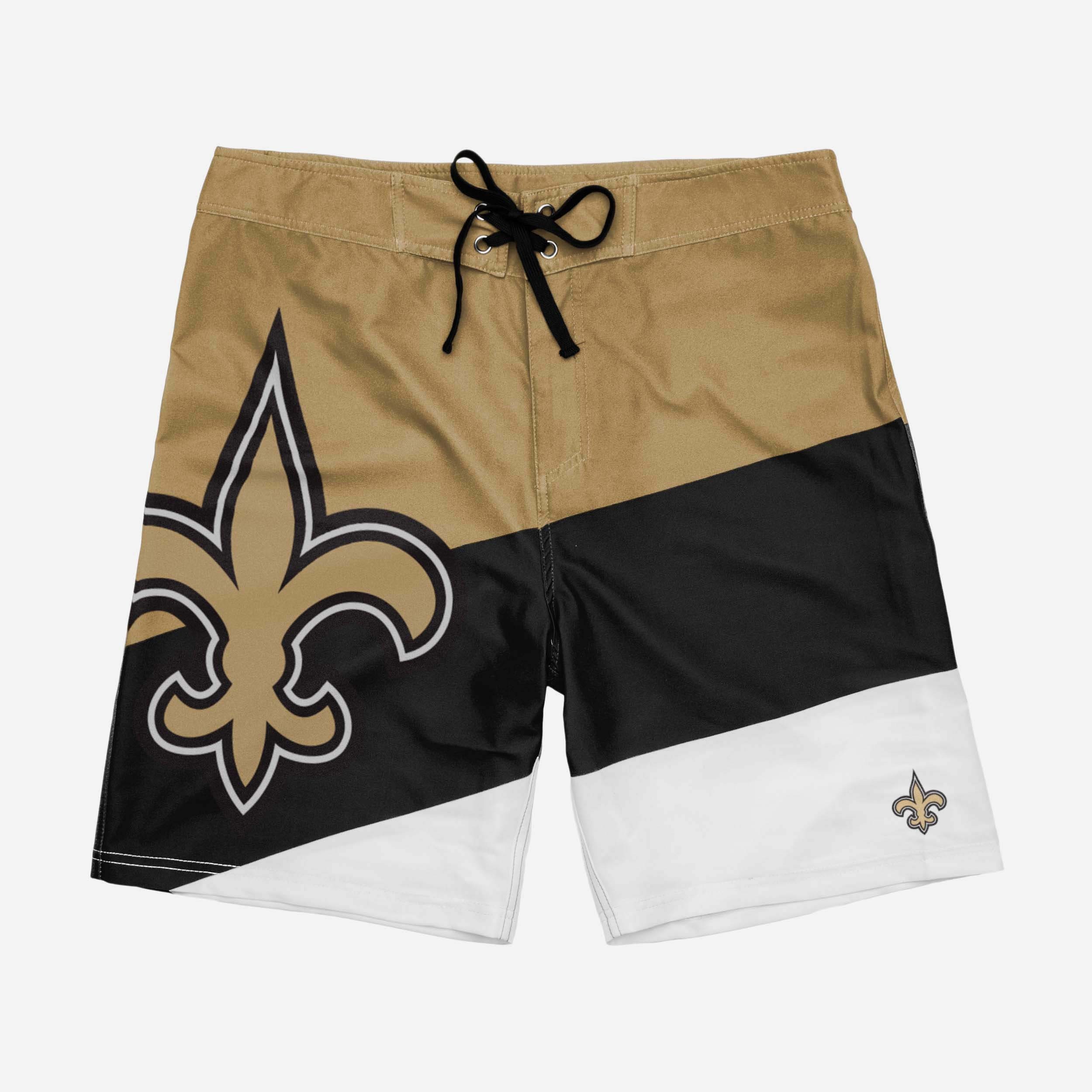 New Orleans Saints Colorful Dive Boardshorts - Dominate Summer Style!