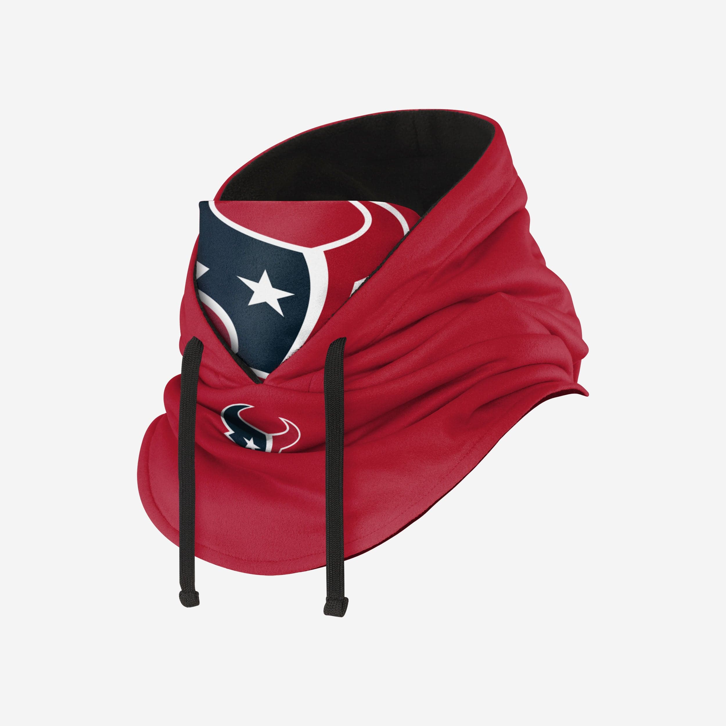 Houston Texans Alternate Team Color Drawstring Hooded Gaiter - A Must - Have for Fans!