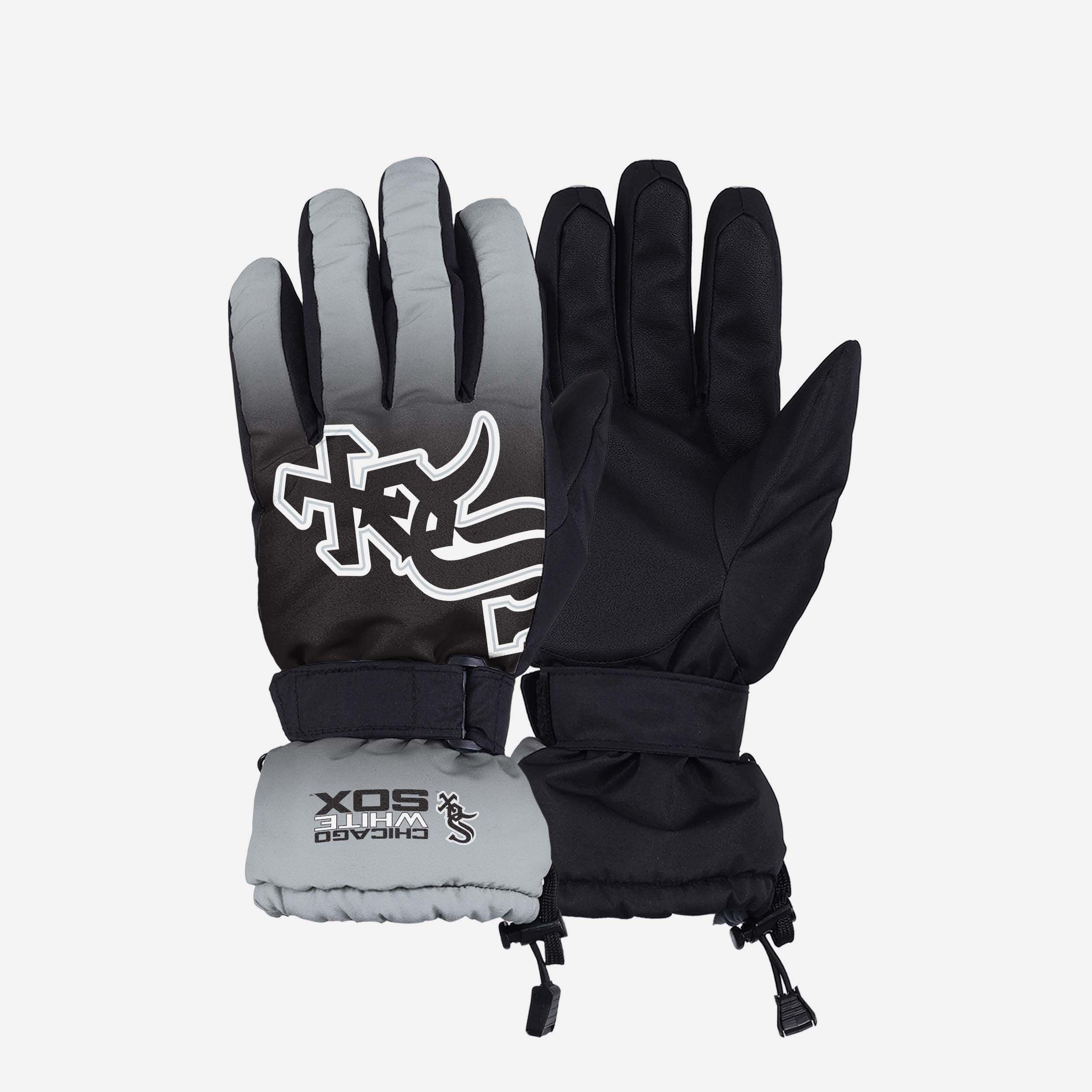 Chicago White Sox Gradient Big Logo Insulated Gloves - Show Your Team Spirit!
