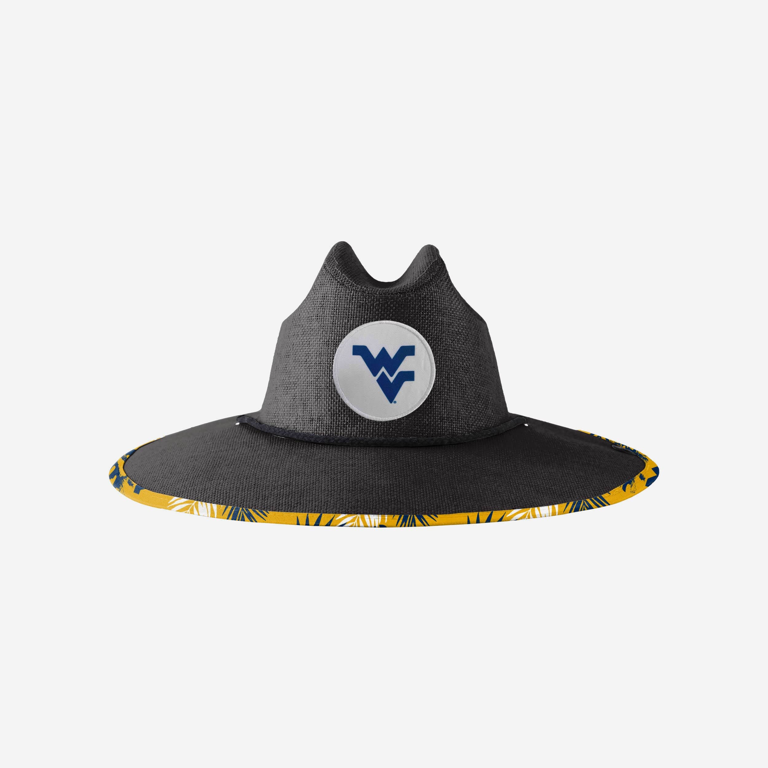 West Virginia Mountaineers Team Color Stylish Straw Hat