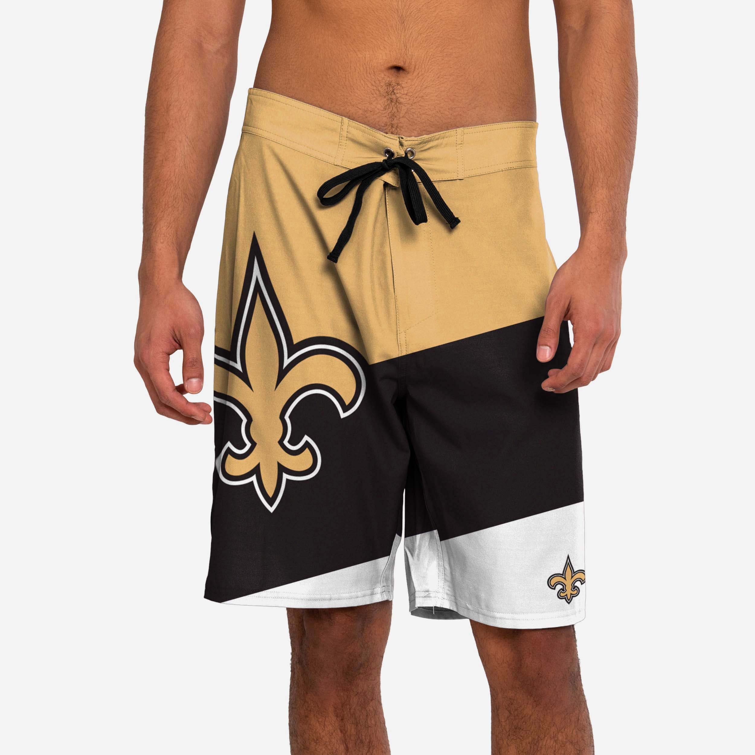 New Orleans Saints Colorful Dive Boardshorts - Dominate Summer Style!
