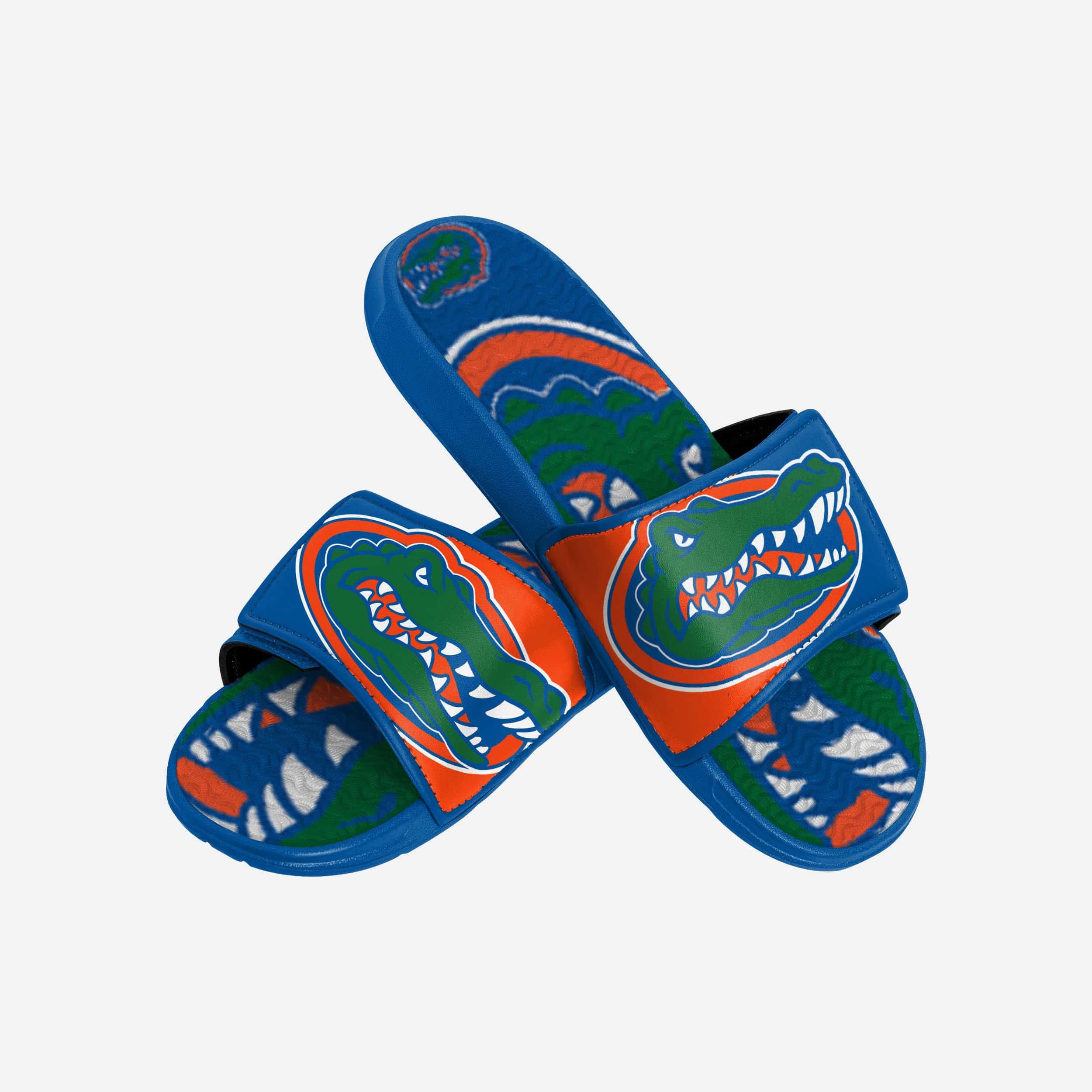 Florida Gators Colorblock Big Logo Gel Slides - Show Your Team Spirit!