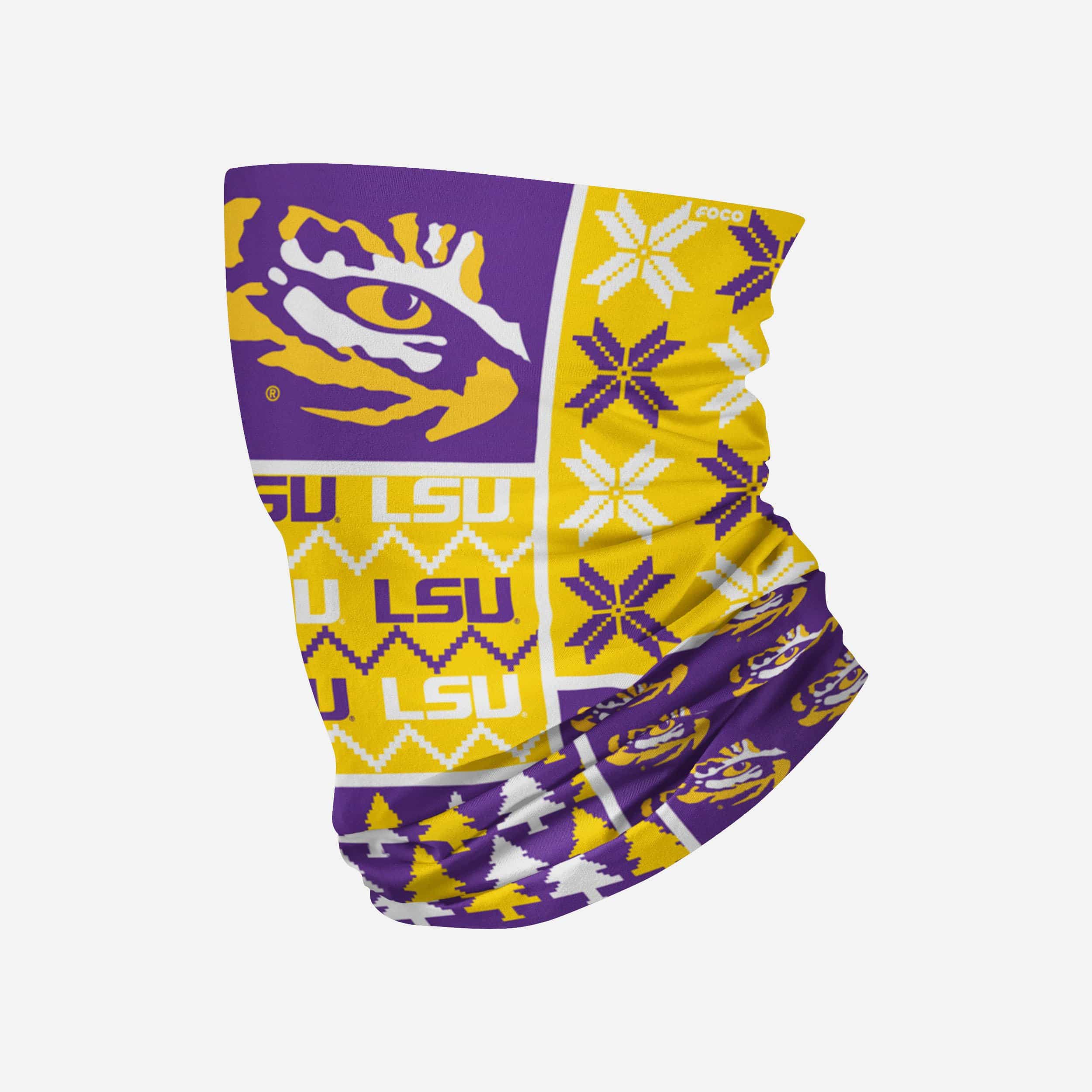 LSU Tigers Dynamic Block Gaiter Scarf - Show Your Team Spirit!