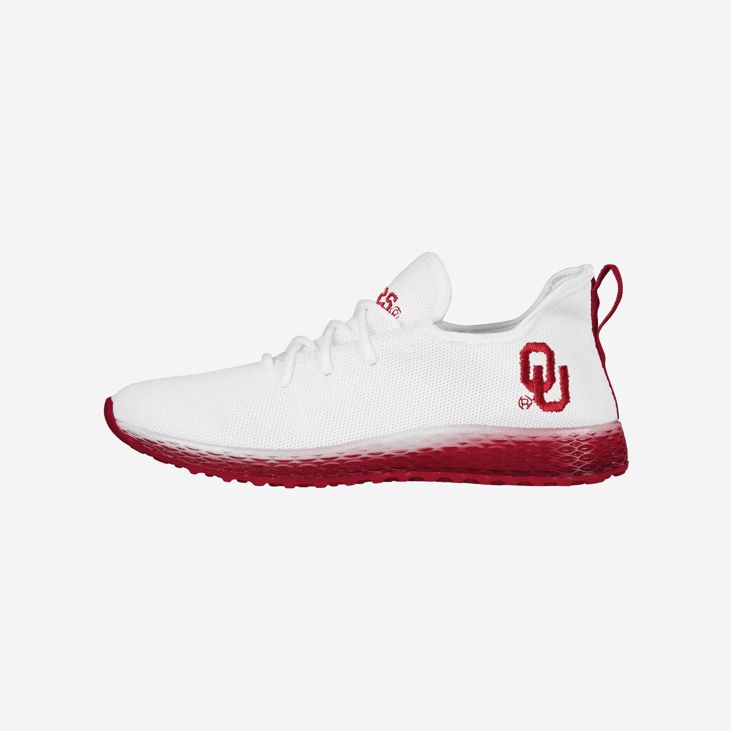 Oklahoma Sooners Gradient Midsole White Game-Day Sneakers