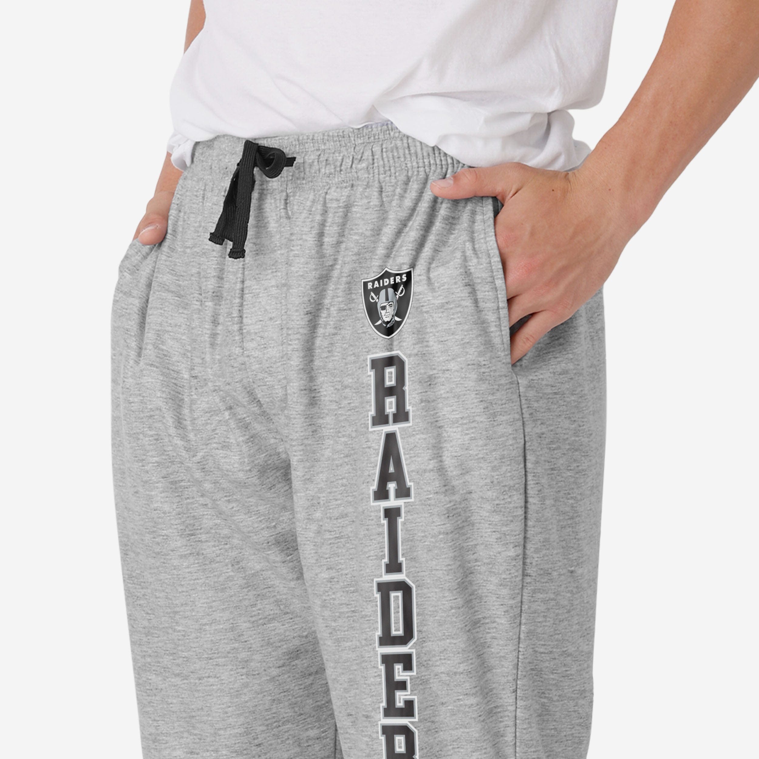 Las Vegas Raiders Stylish Athletic Gray Lounge Pants