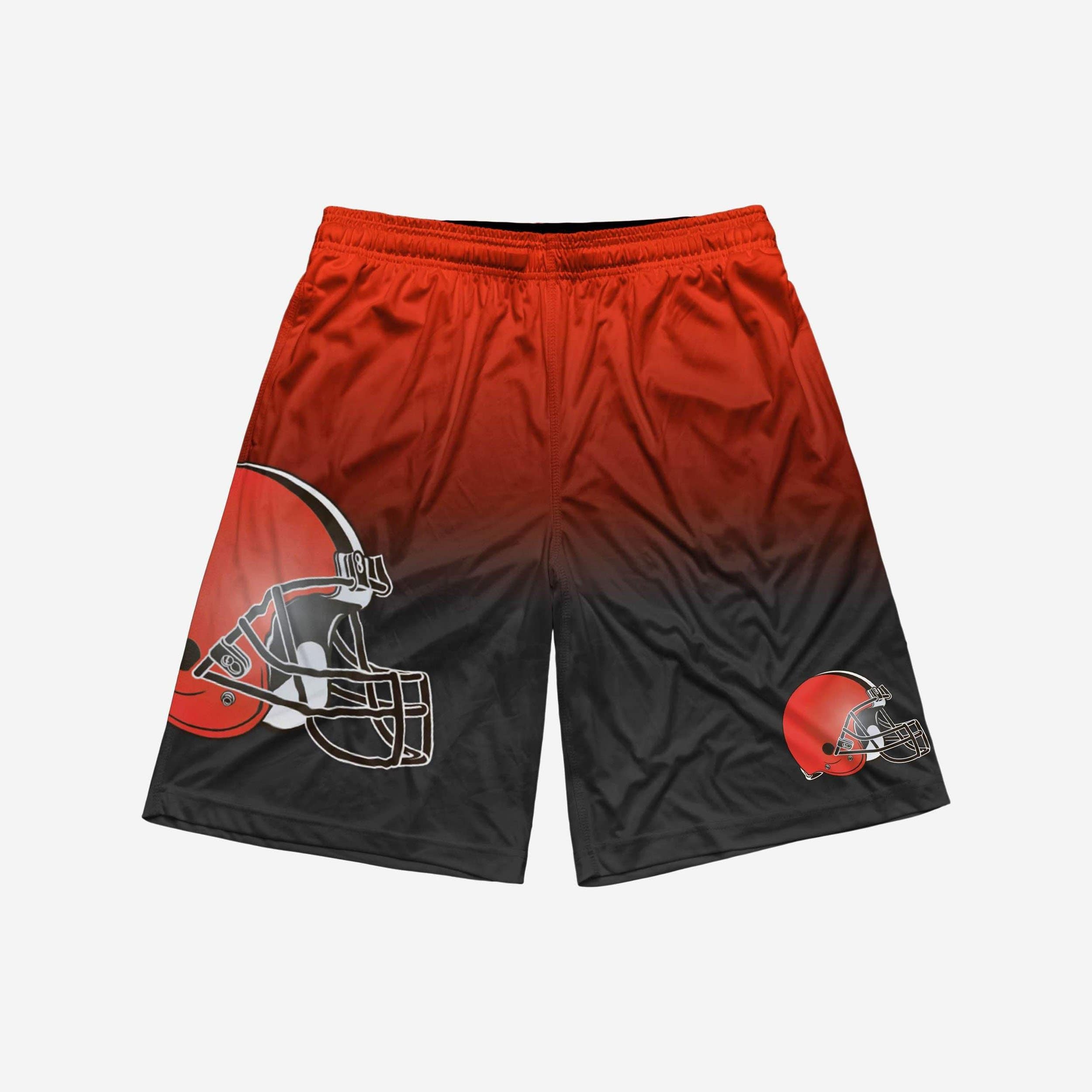 Cleveland Browns Gradient Big Logo Training Shorts - Show Your Fandom!