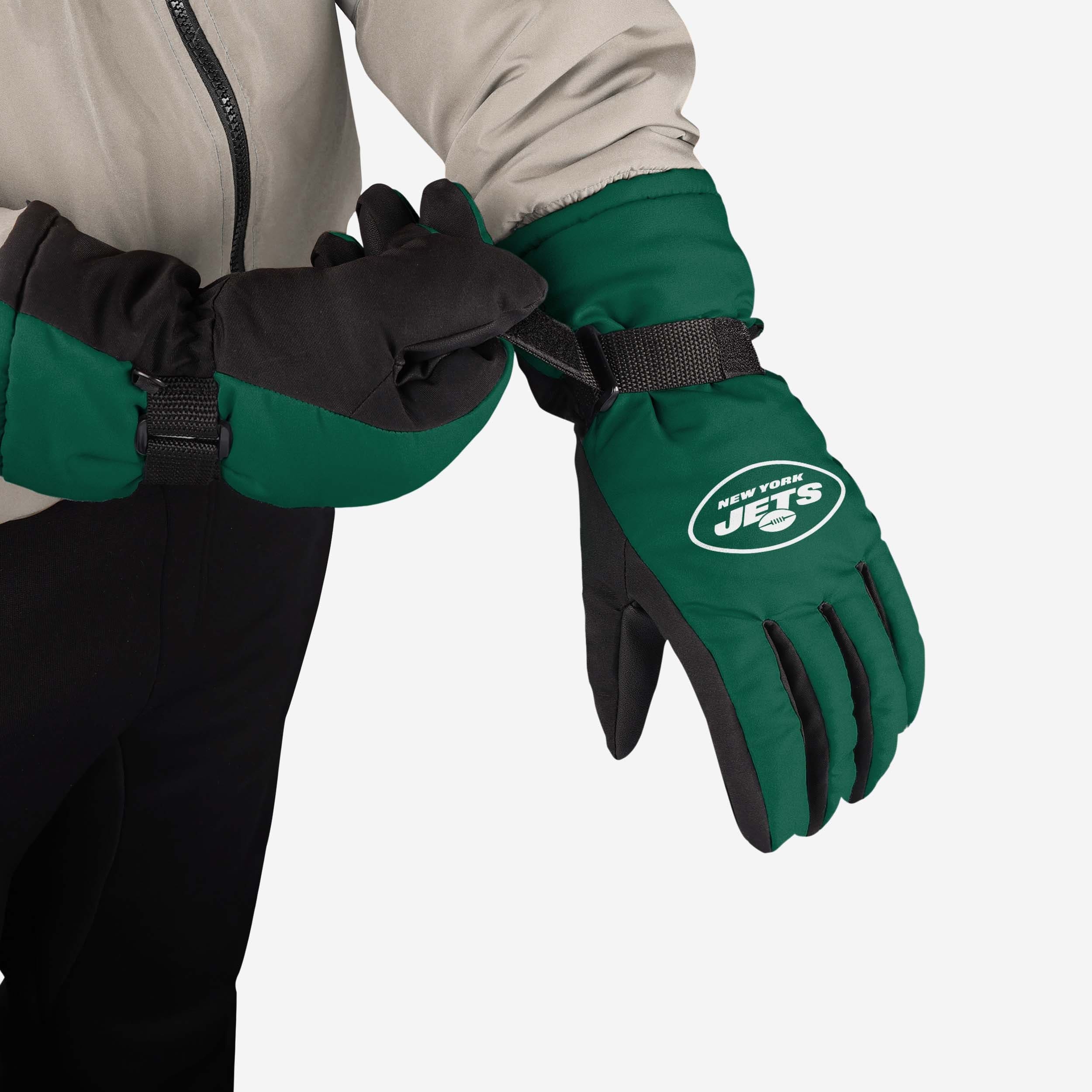New York Jets Big Logo Insulated Gloves - Stay Warm in Style!