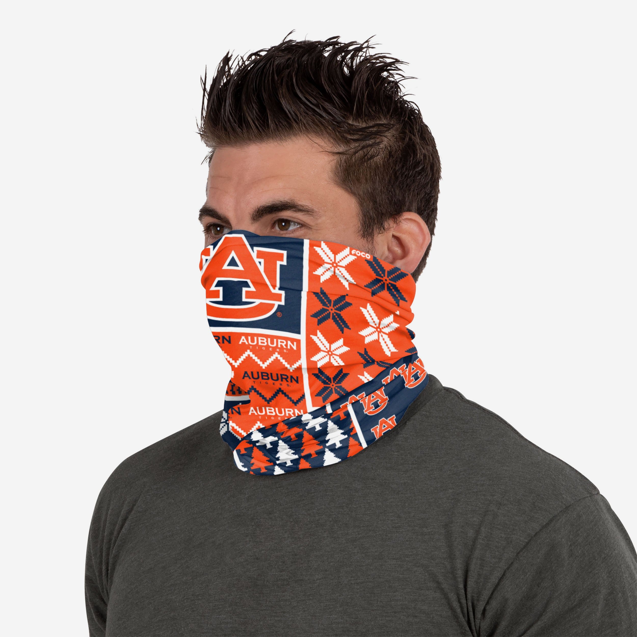 Auburn Tigers Stylish Block Gaiter Scarf - Represent Your Team in Style!
