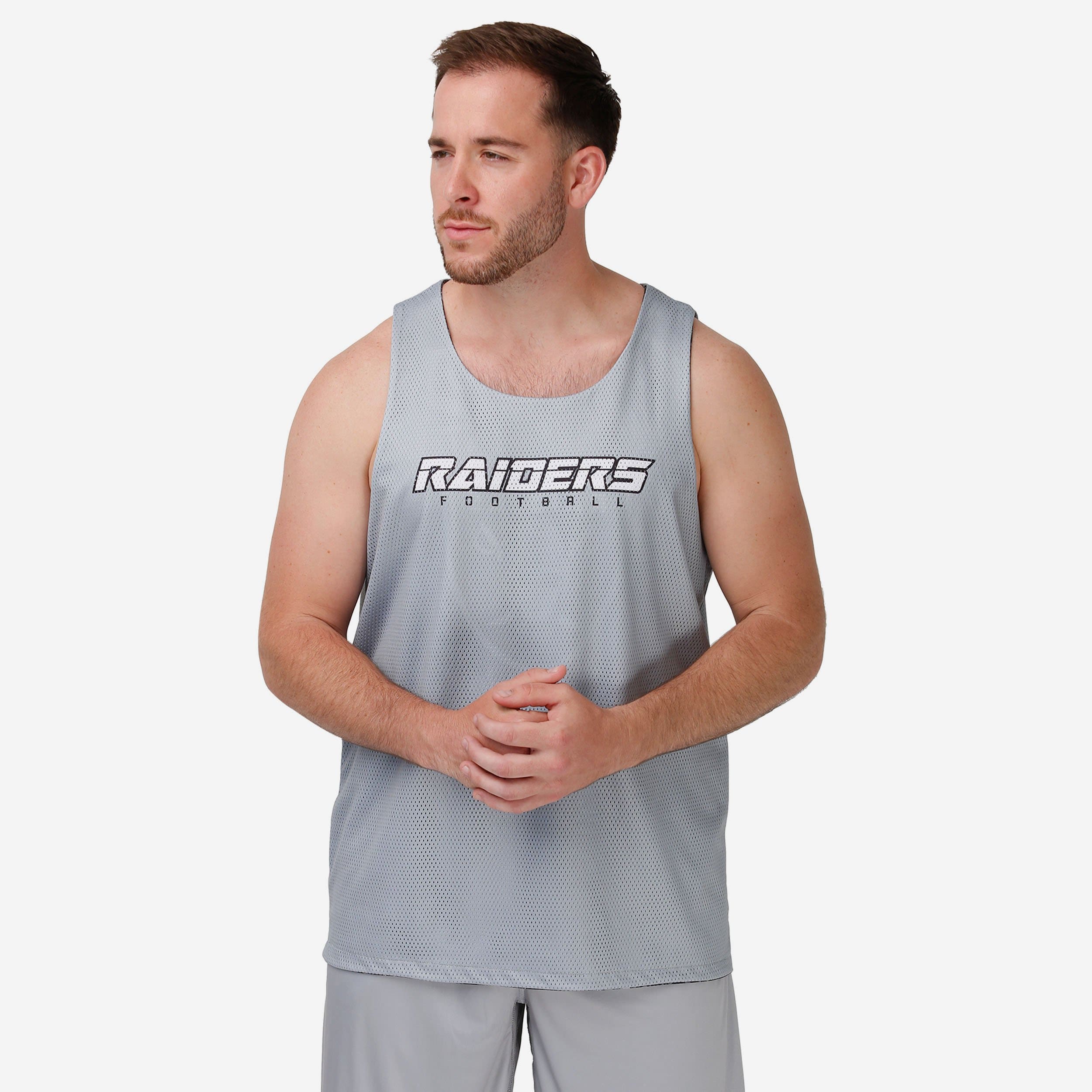 Las Vegas Raiders Stunning Reversible Floral Sleeveless Game-Changer Top