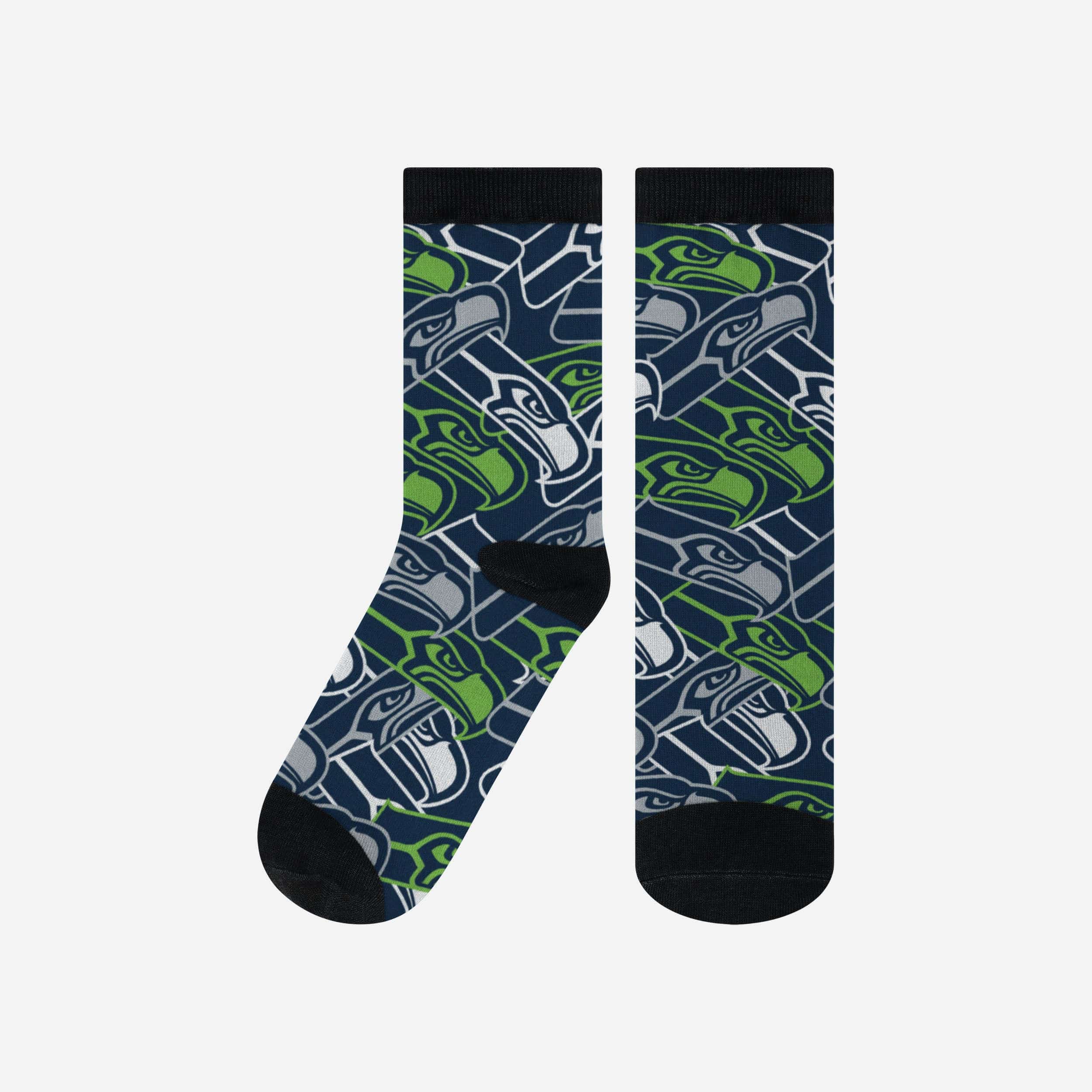 Seattle Seahawks Logo Blast Socks - Show Your Team Spirit!