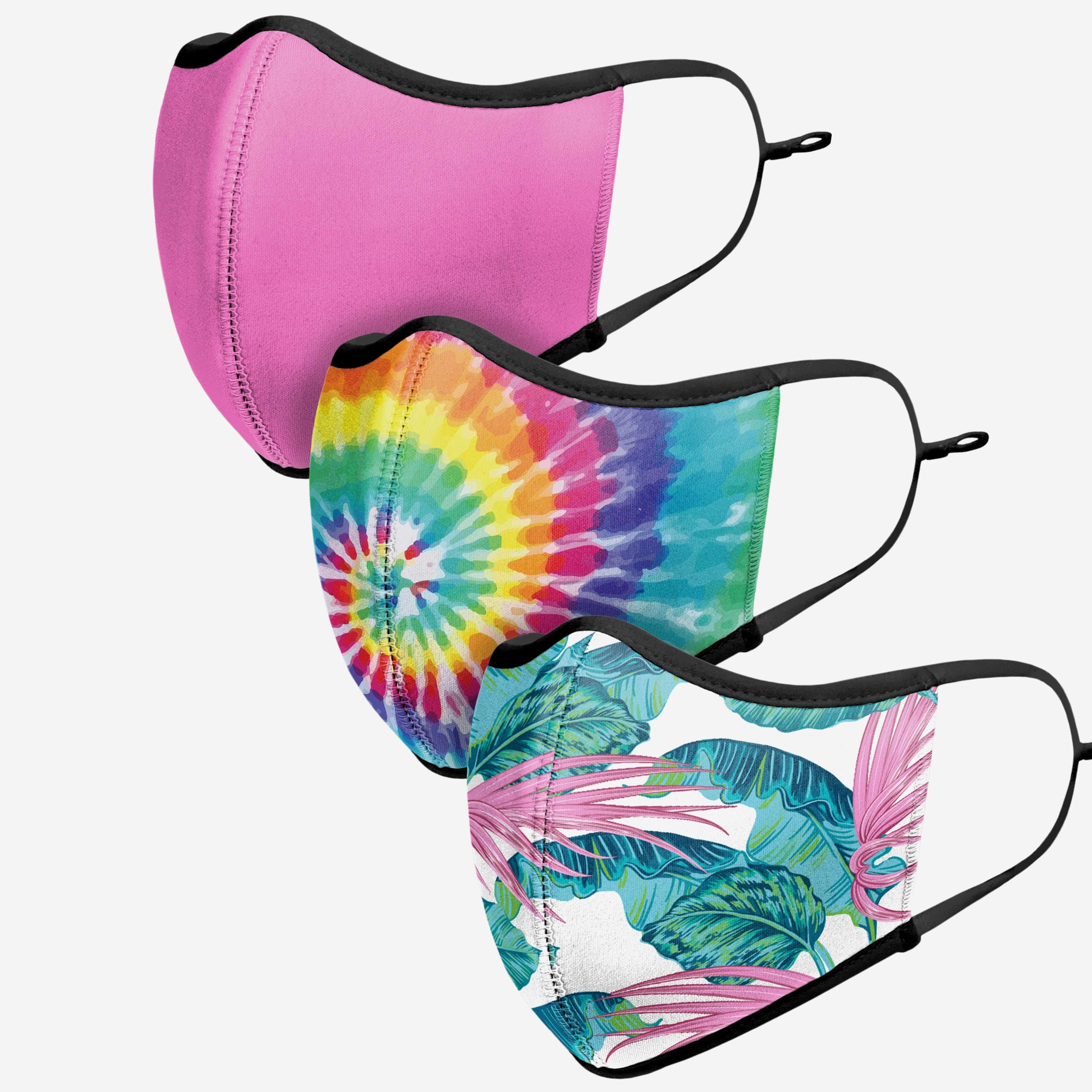Carefree Colors Sport Face Covers - 3 Pack