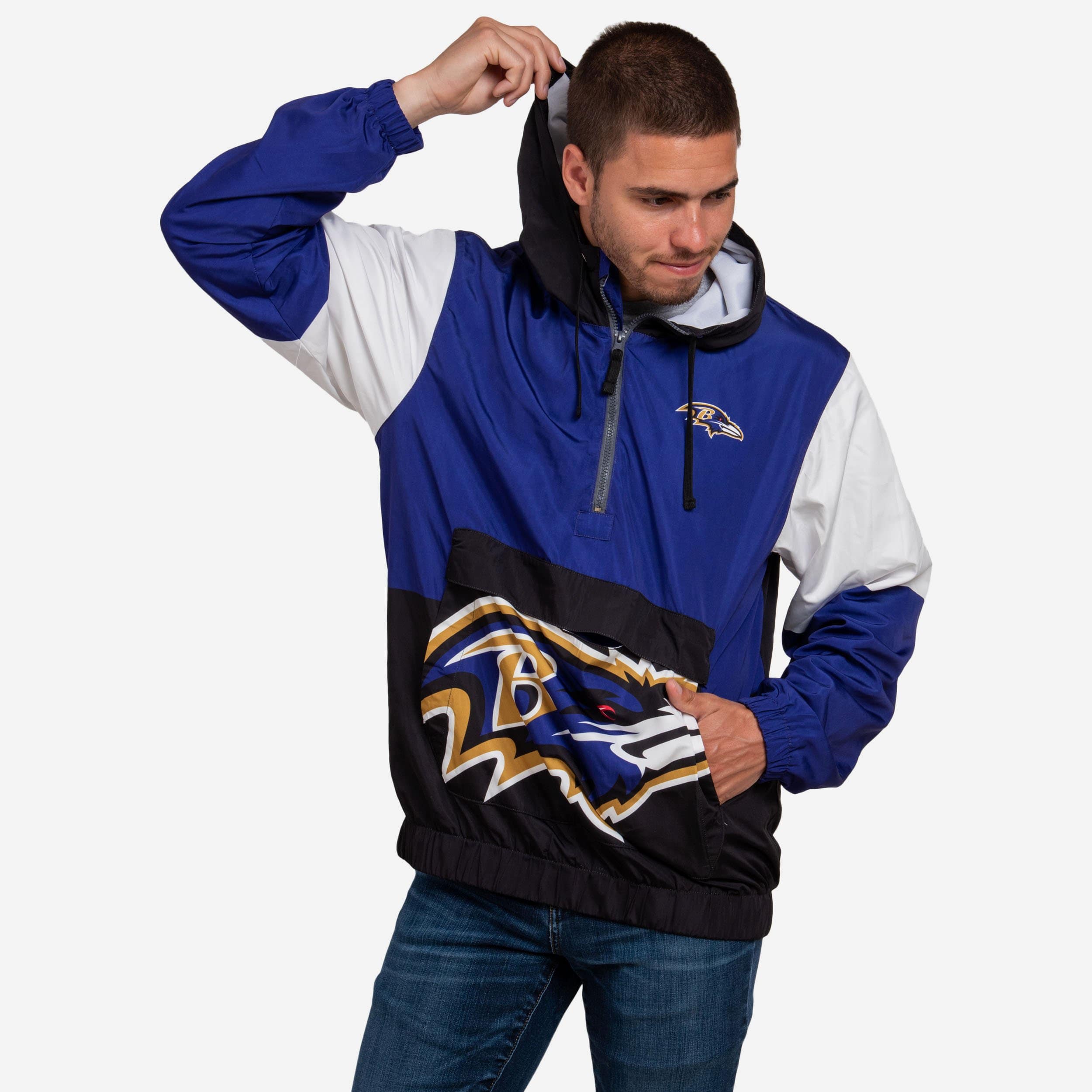 Baltimore Ravens Super Cool Warm-Up Windbreaker