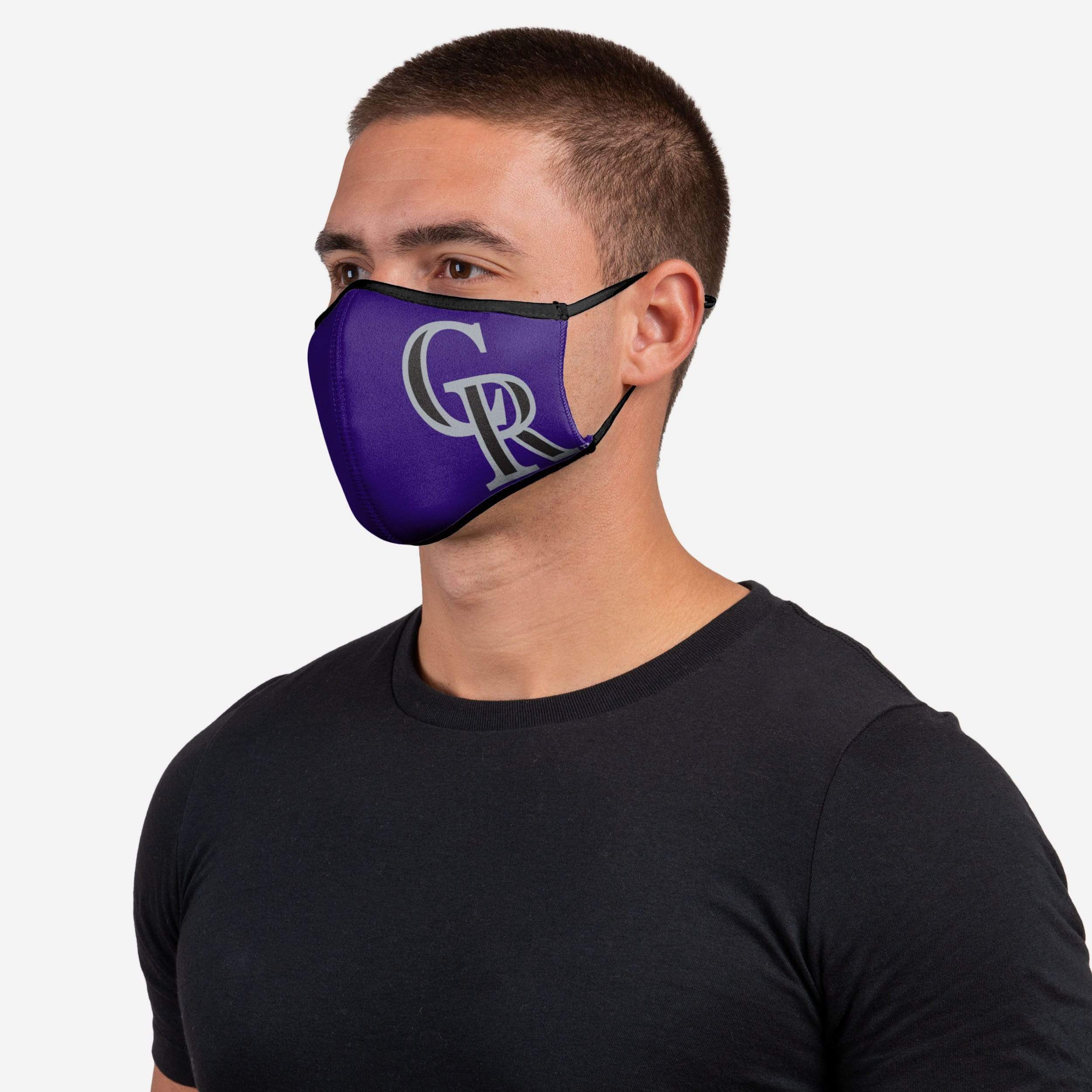 Colorado Rockies Sports 3-Pack Face Cover - Represent Your Team in Style!