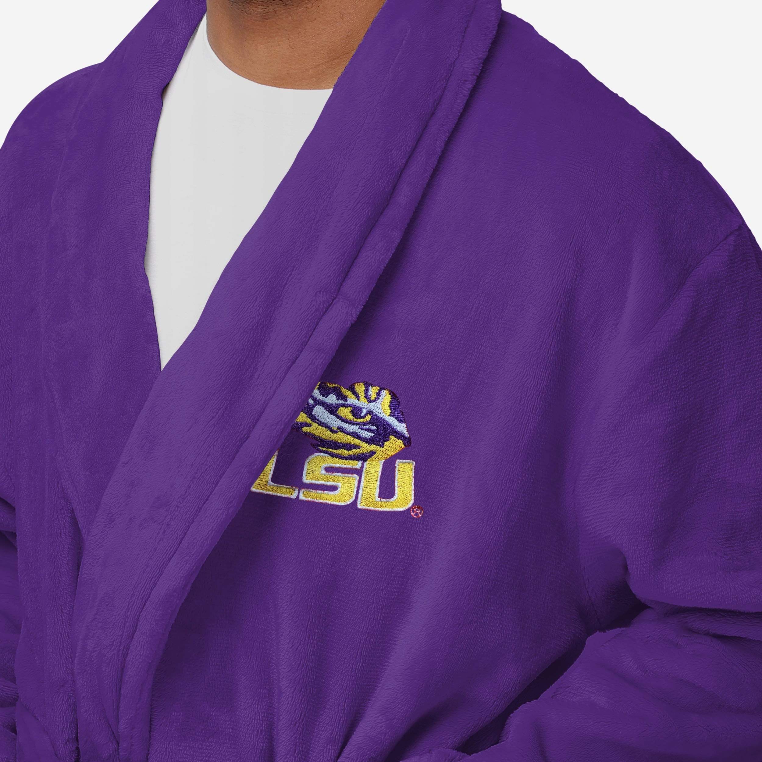 LSU Tigers Super Comfort Lazy Day Team Robe
