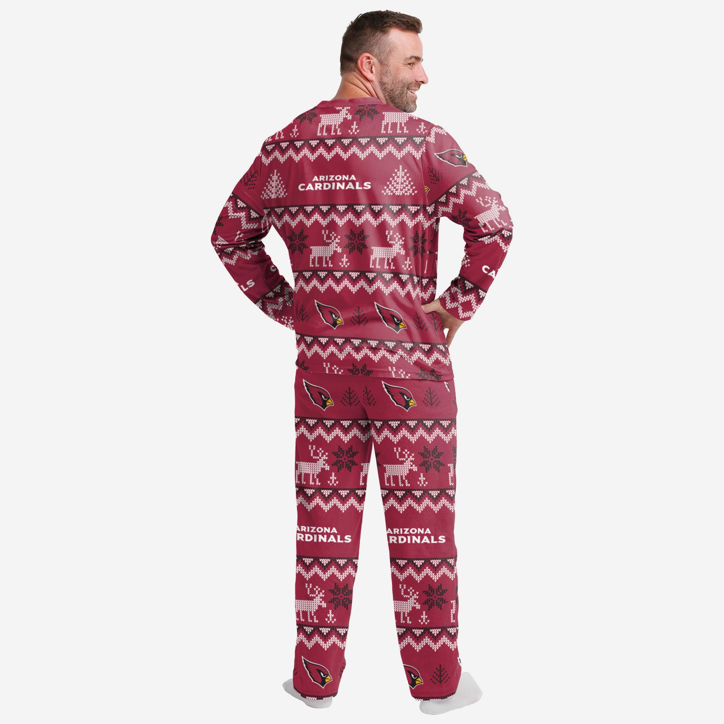 Arizona Cardinals Men's Eye - Catching Family Holiday Pajamas