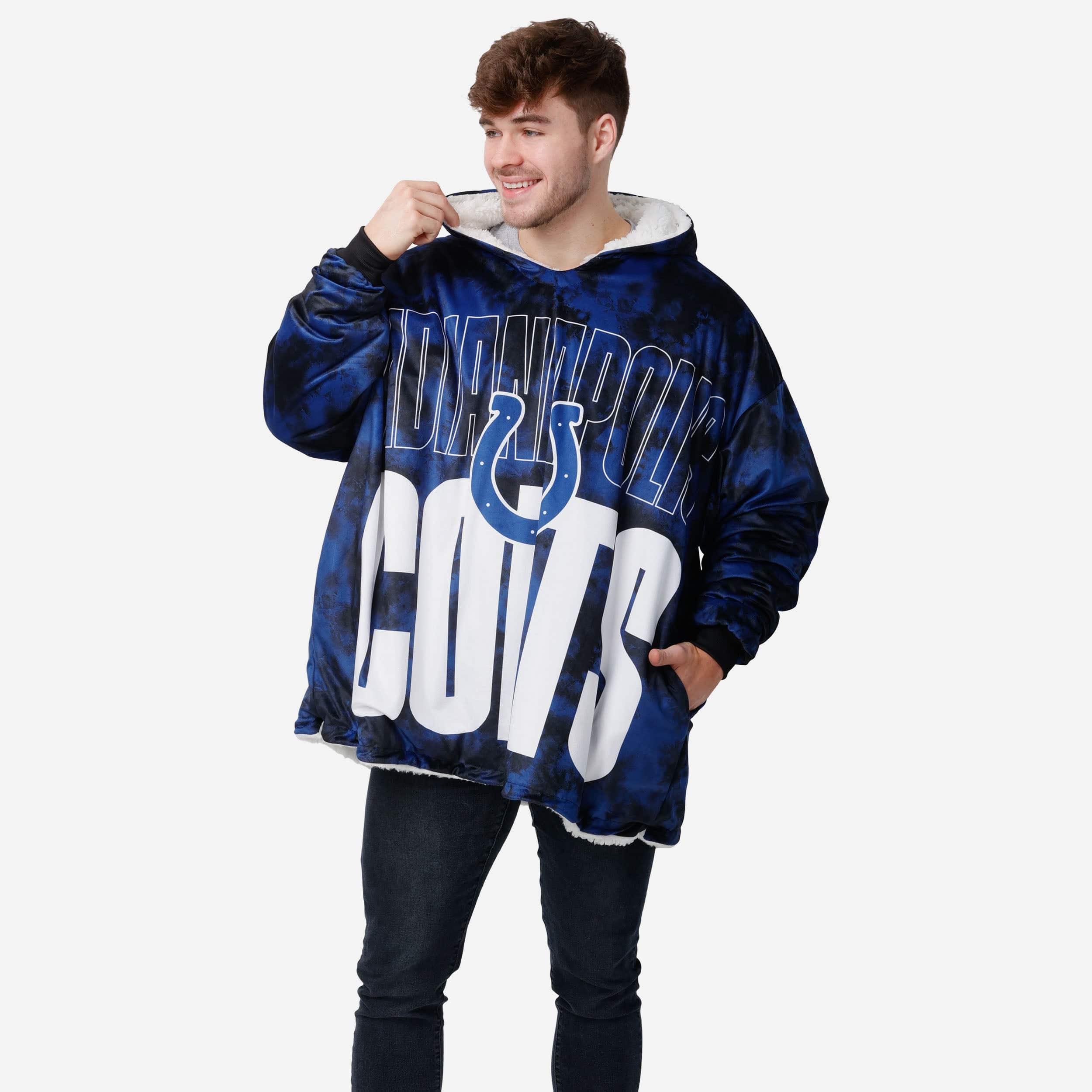 Indianapolis Colts Bold Logo Camo Hoodie - The Ultimate Fan Gear