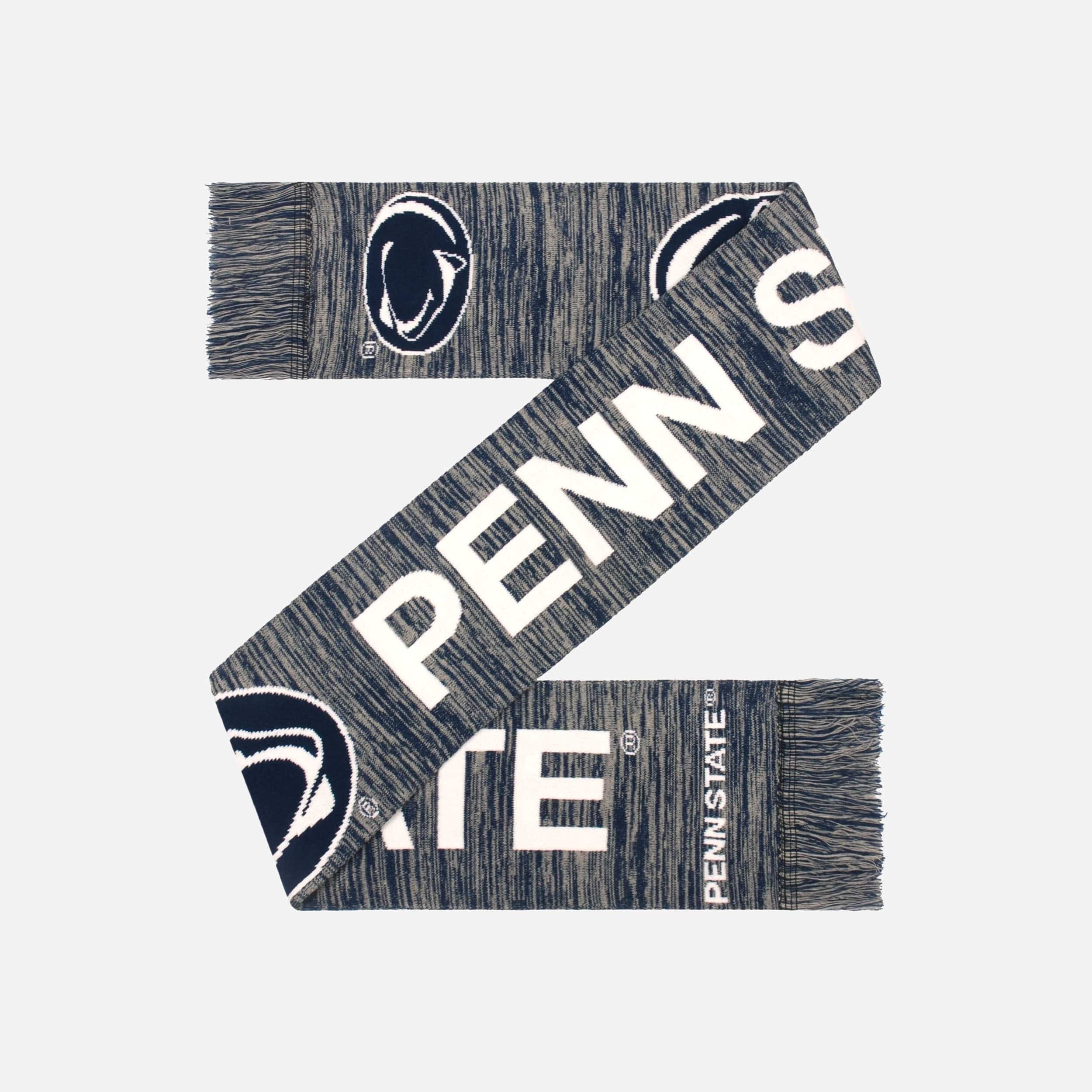 Penn State Nittany Lions Big Wordmark Logo Colorblend Scarf - Stay Warm in Style!