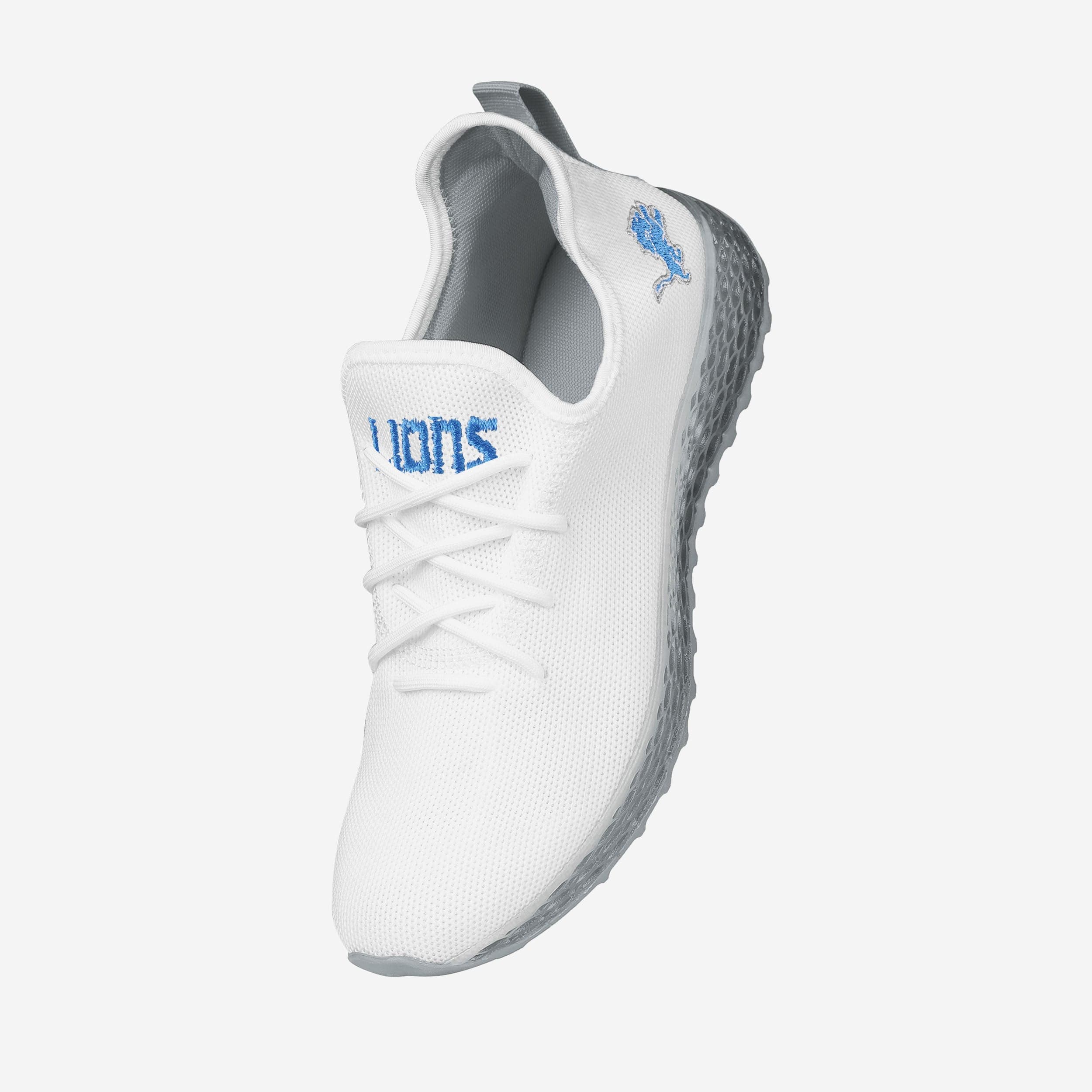 Detroit Lions White Gradient Midsole Sneakers - Game - Day Essential