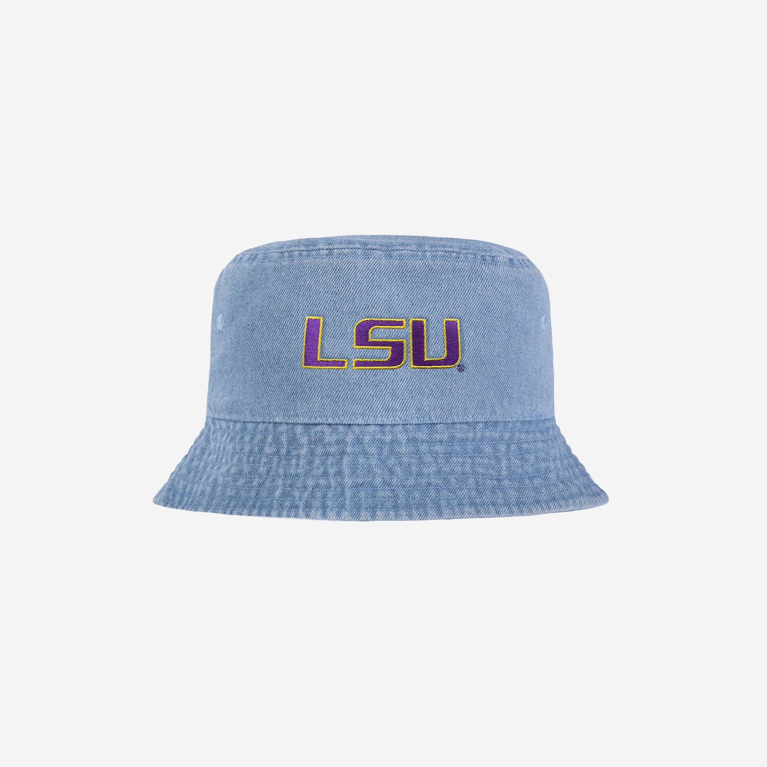 LSU Tigers Stylish Denim Bucket Hat - Show Your Team Spirit!