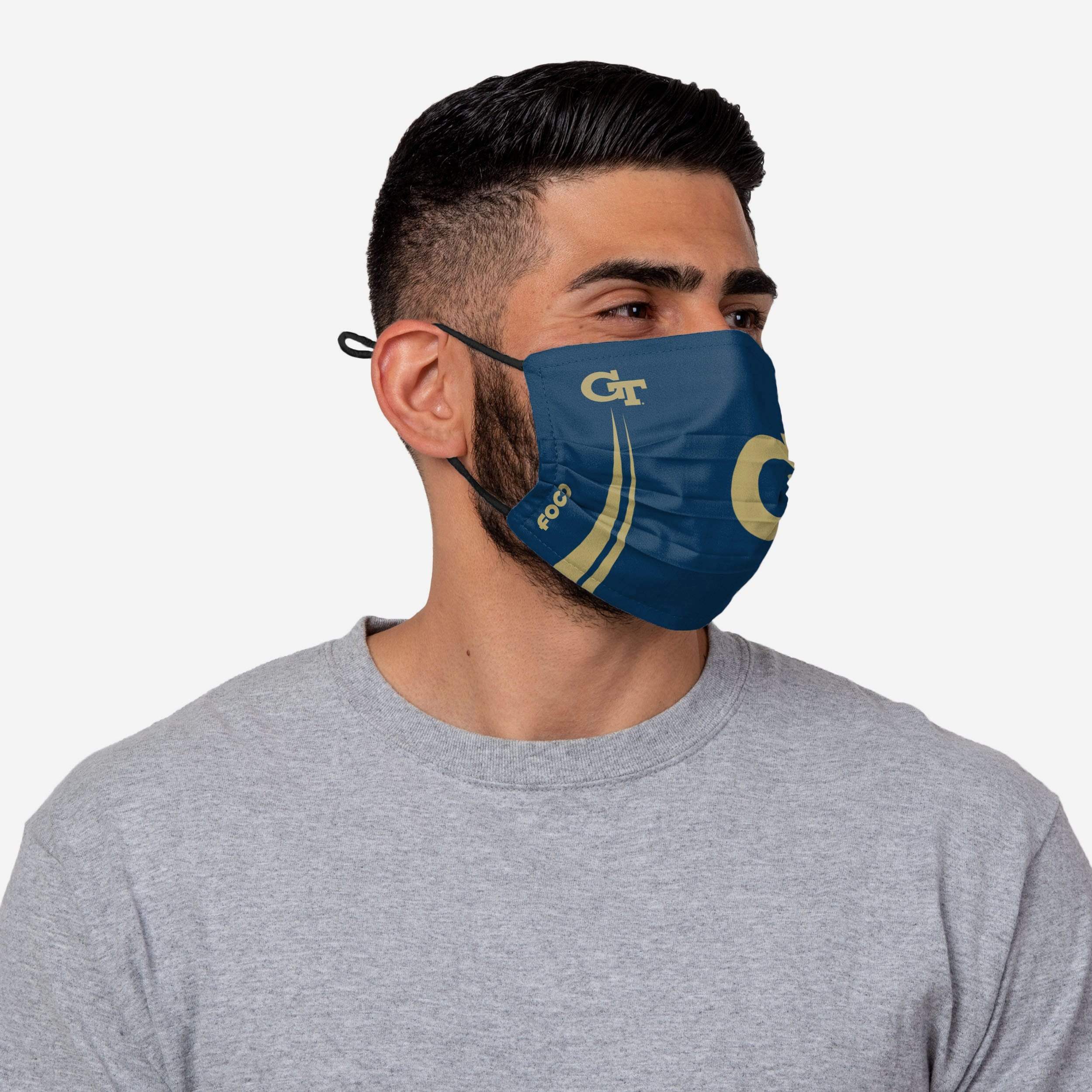 Georgia Tech Yellow Jackets On-Field Sideline Logo Face Cover - Show Your Team Spirit!