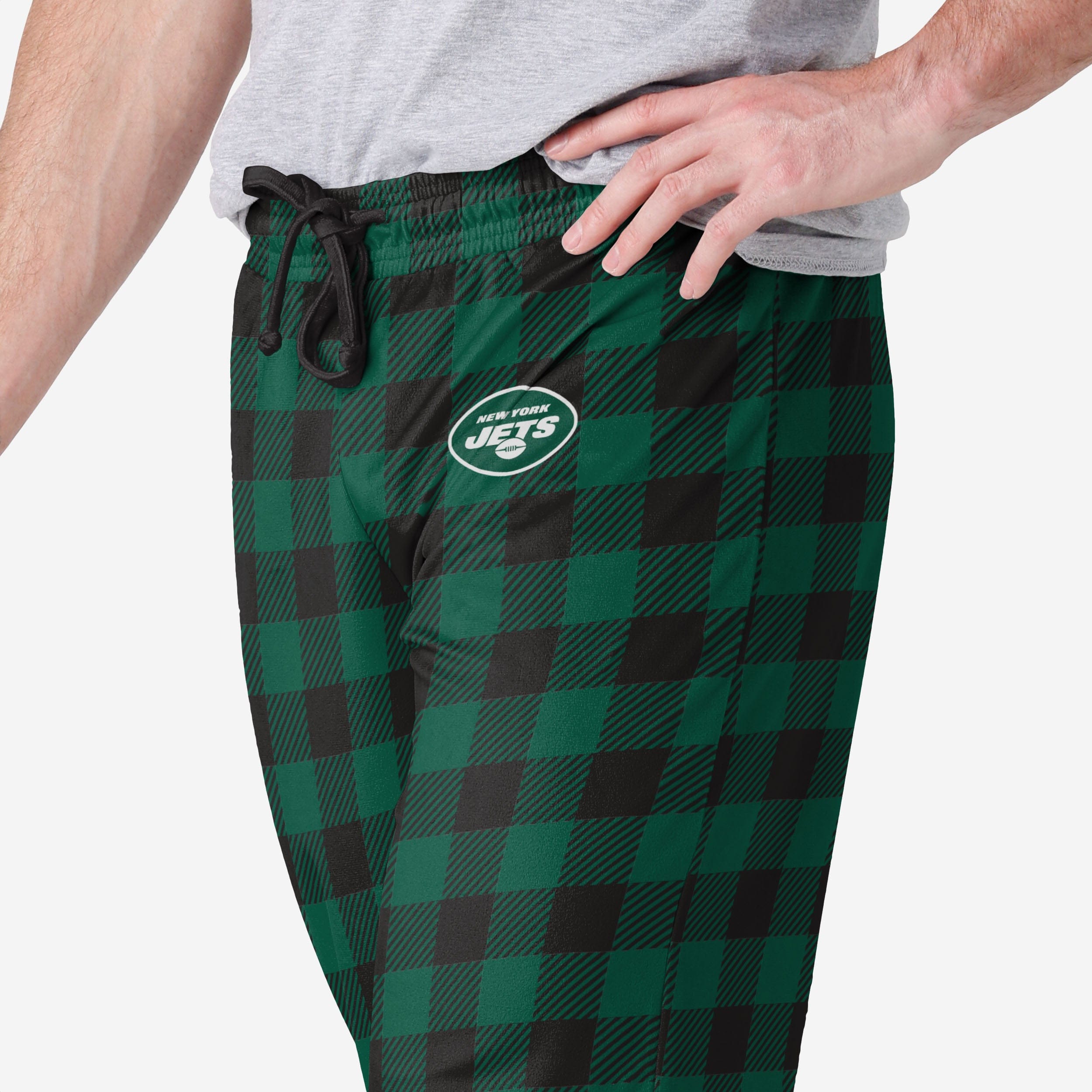 New York Jets Stylish Buffalo Check Lounge Pants