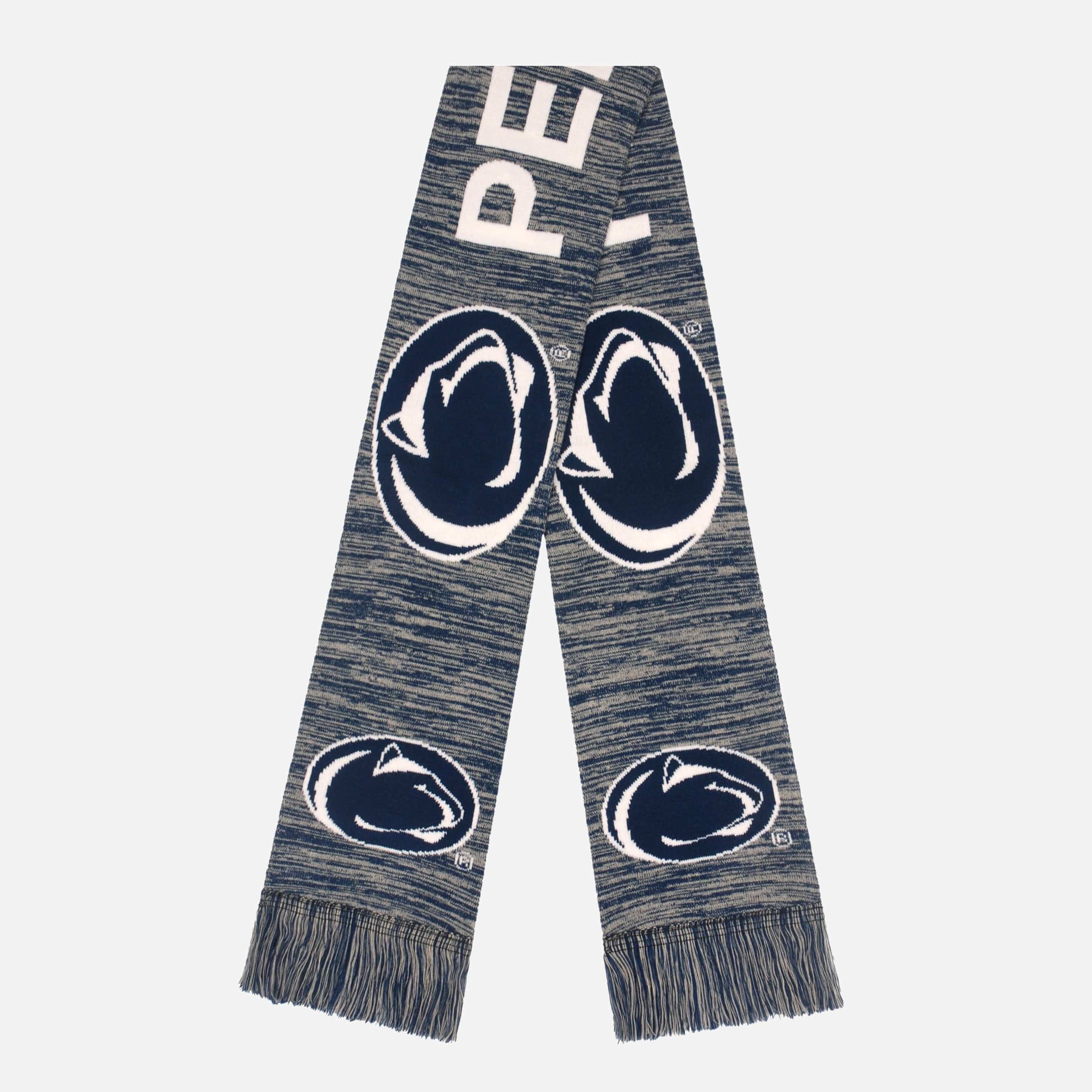 Penn State Nittany Lions Big Wordmark Logo Colorblend Scarf - Stay Warm in Style!