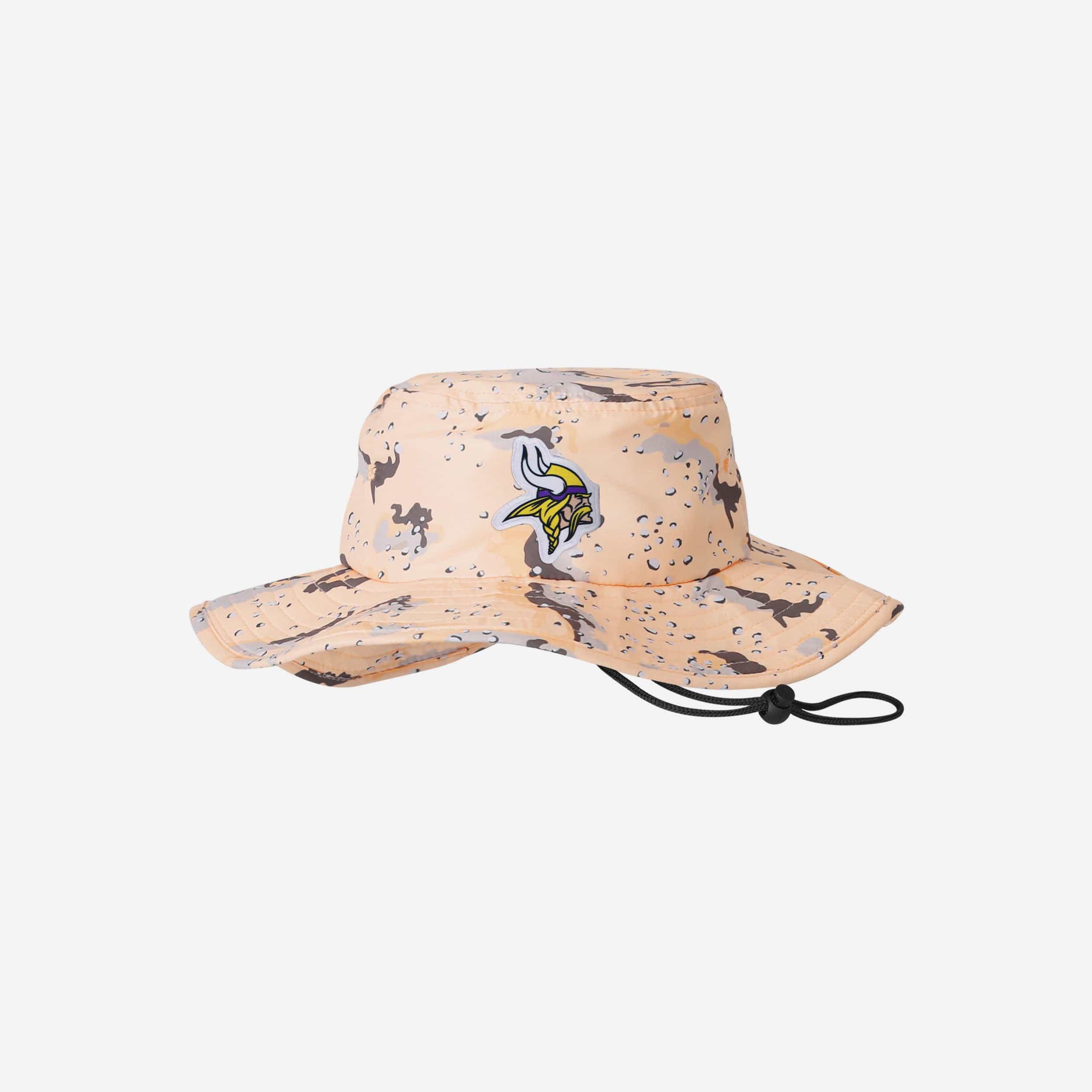 Minnesota Vikings Light Desert Camo Boonie Hat - Stylish Team Spirit!