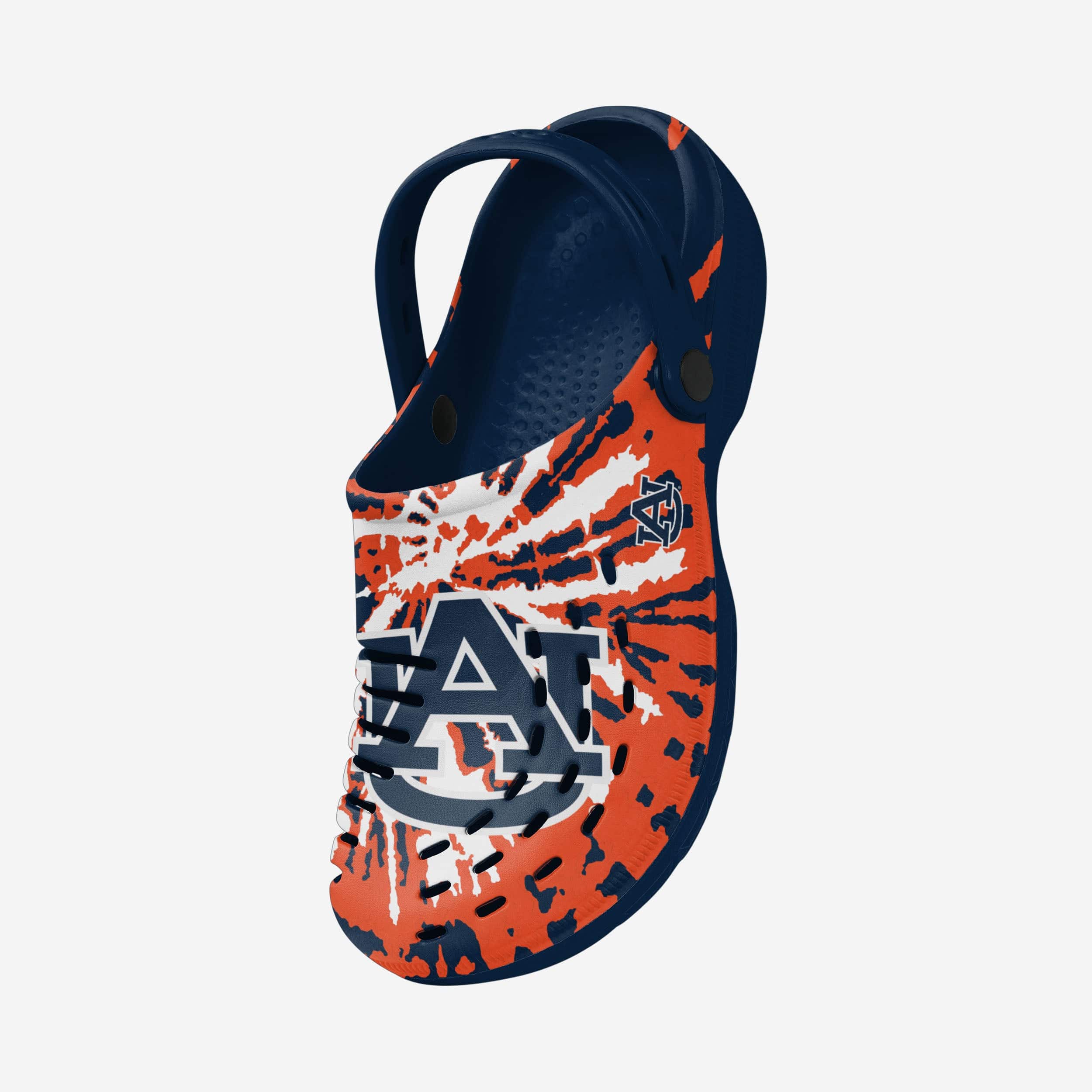Auburn Tigers Tie-Dye Clogs with Straps - Stand Out in Style!