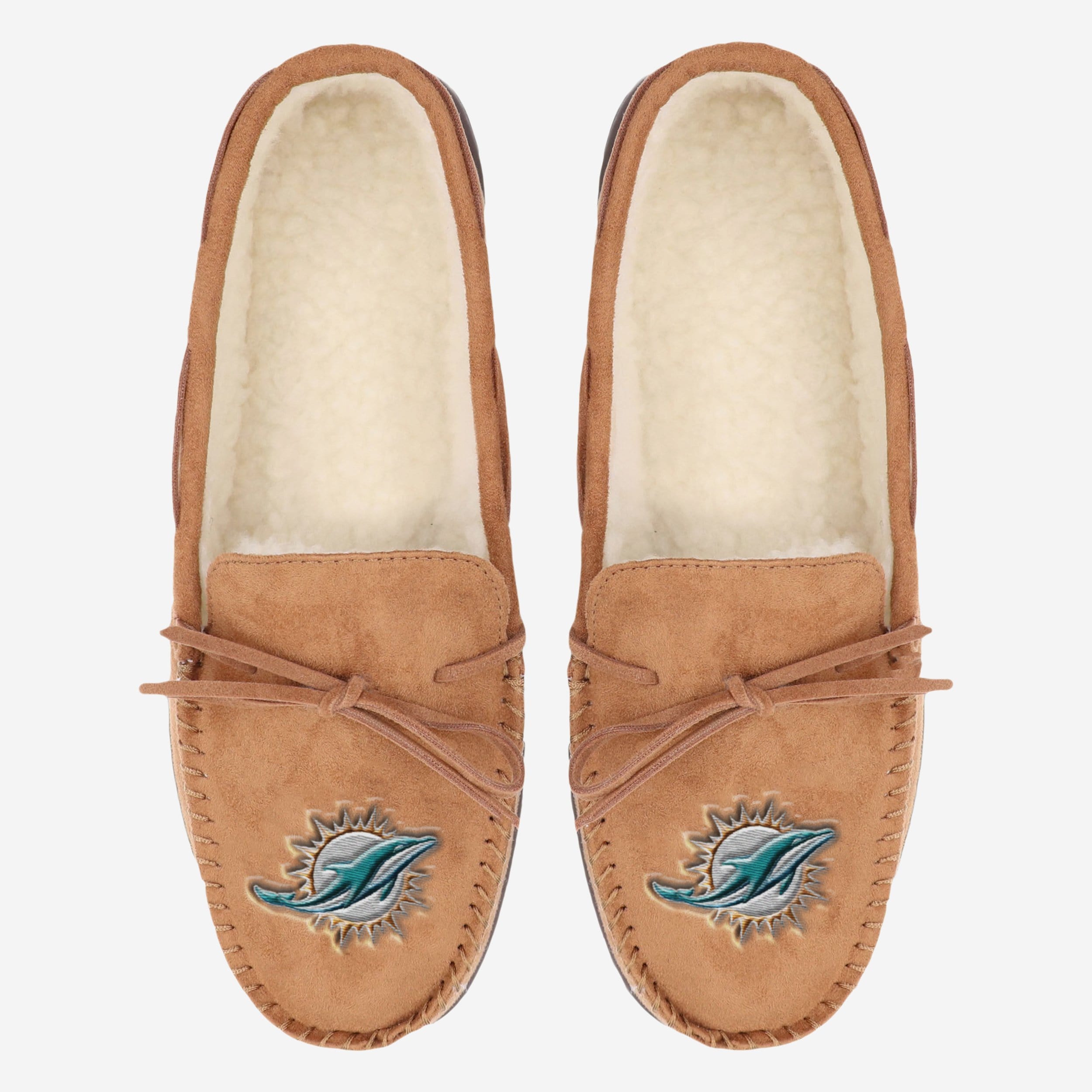 Miami Dolphins Super Cool Moccasin Slippers