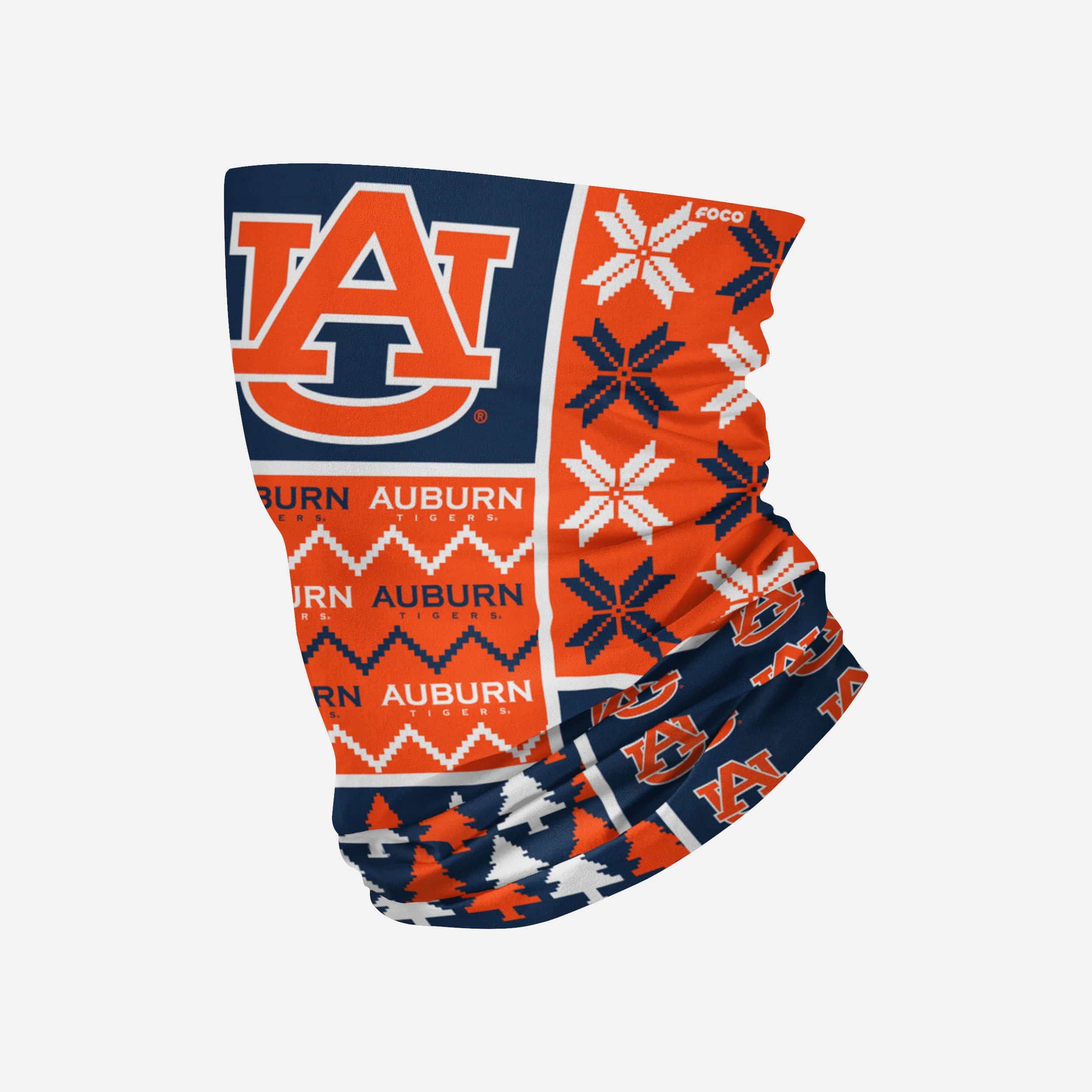 Auburn Tigers Stylish Block Gaiter Scarf - Represent Your Team in Style!