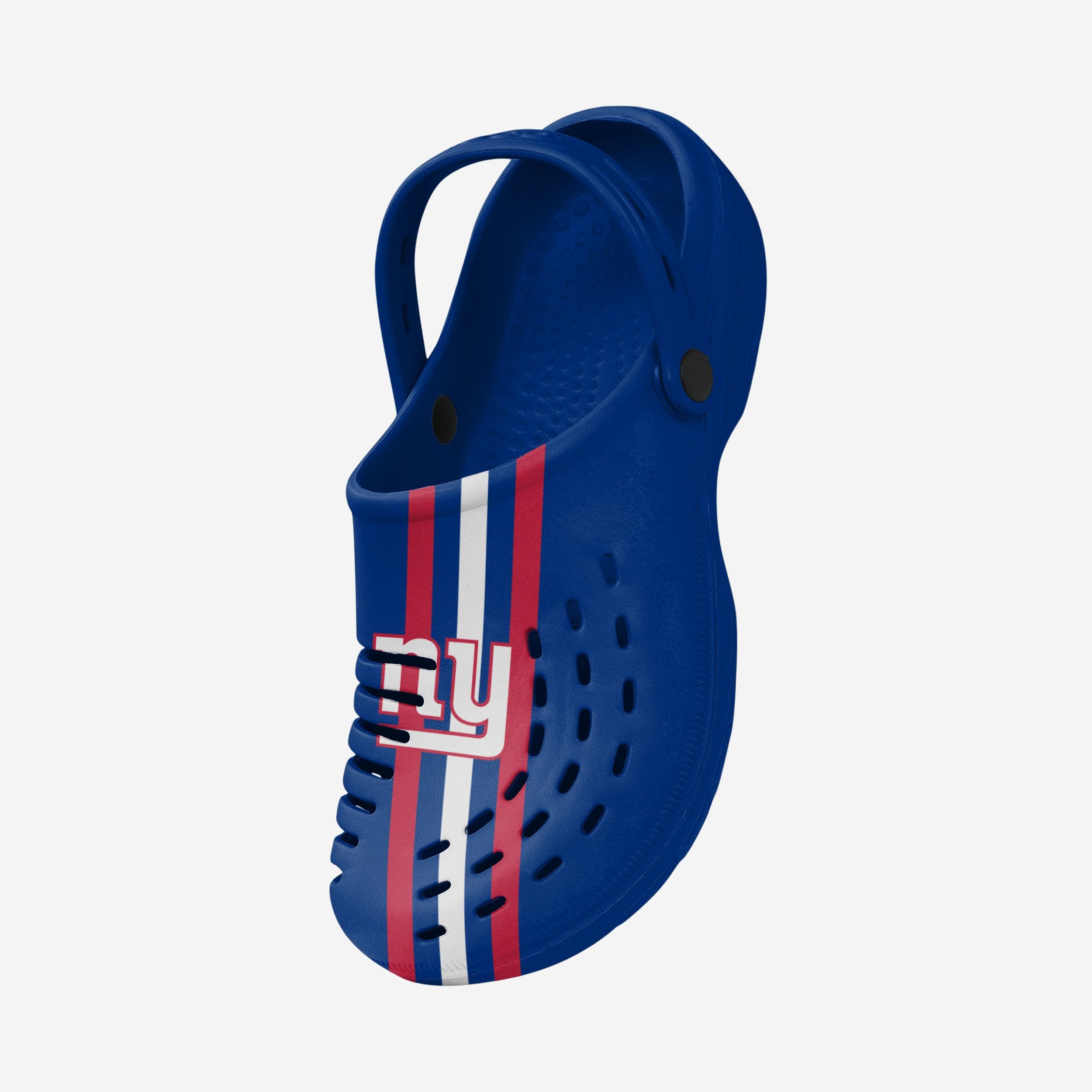 New York Giants Stylish Team Stripe Clogs with Straps