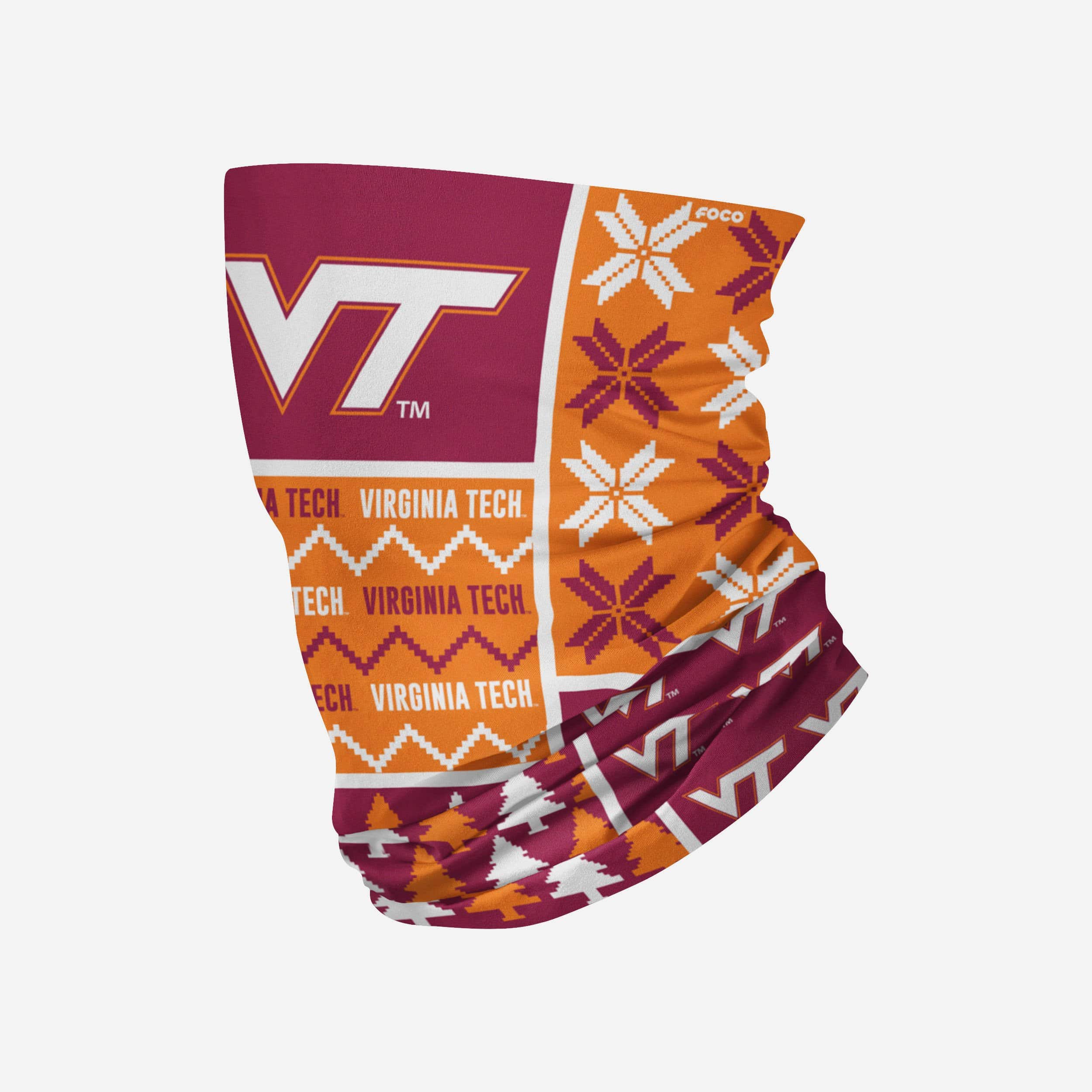 Virginia Tech Hokies Busy Block Gaiter Scarf - Show Your Team Spirit!