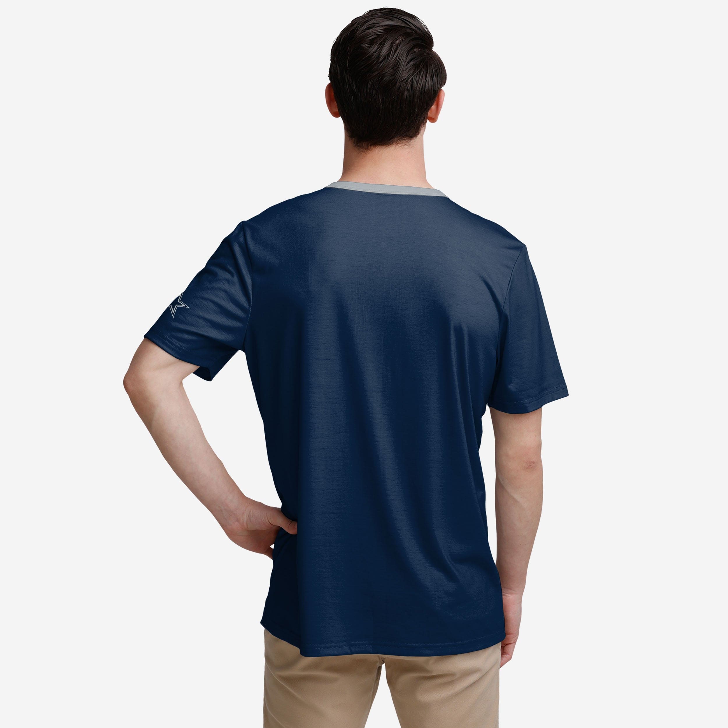 Dallas Cowboys Solid Wordmark Short Sleeve Henley: A Must-Have for Fans