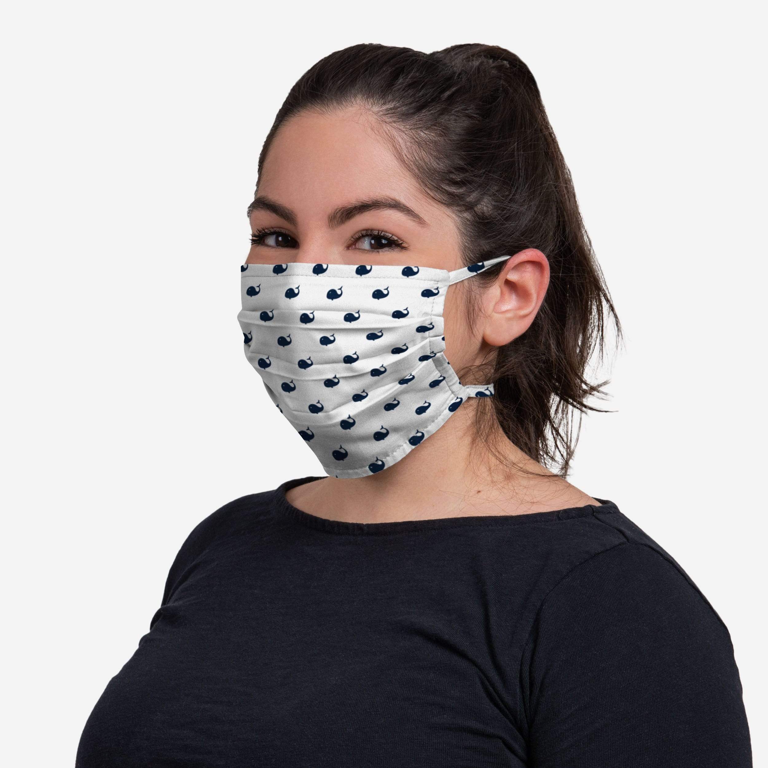Stylish Whales Tie-Back Face Cover - Make a Fashion Statement!