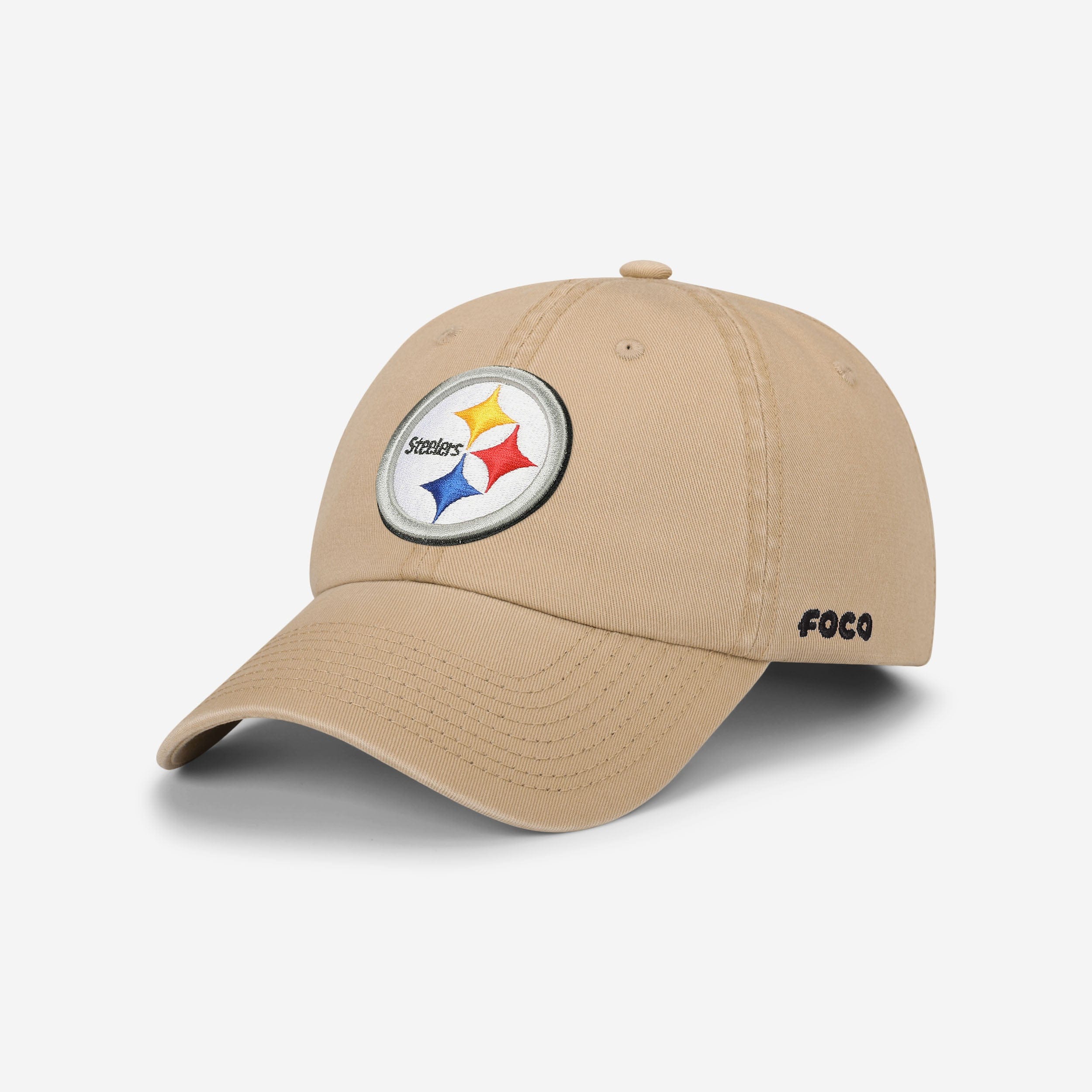 Pittsburgh Steelers Khaki Classic Fan Casual Cap