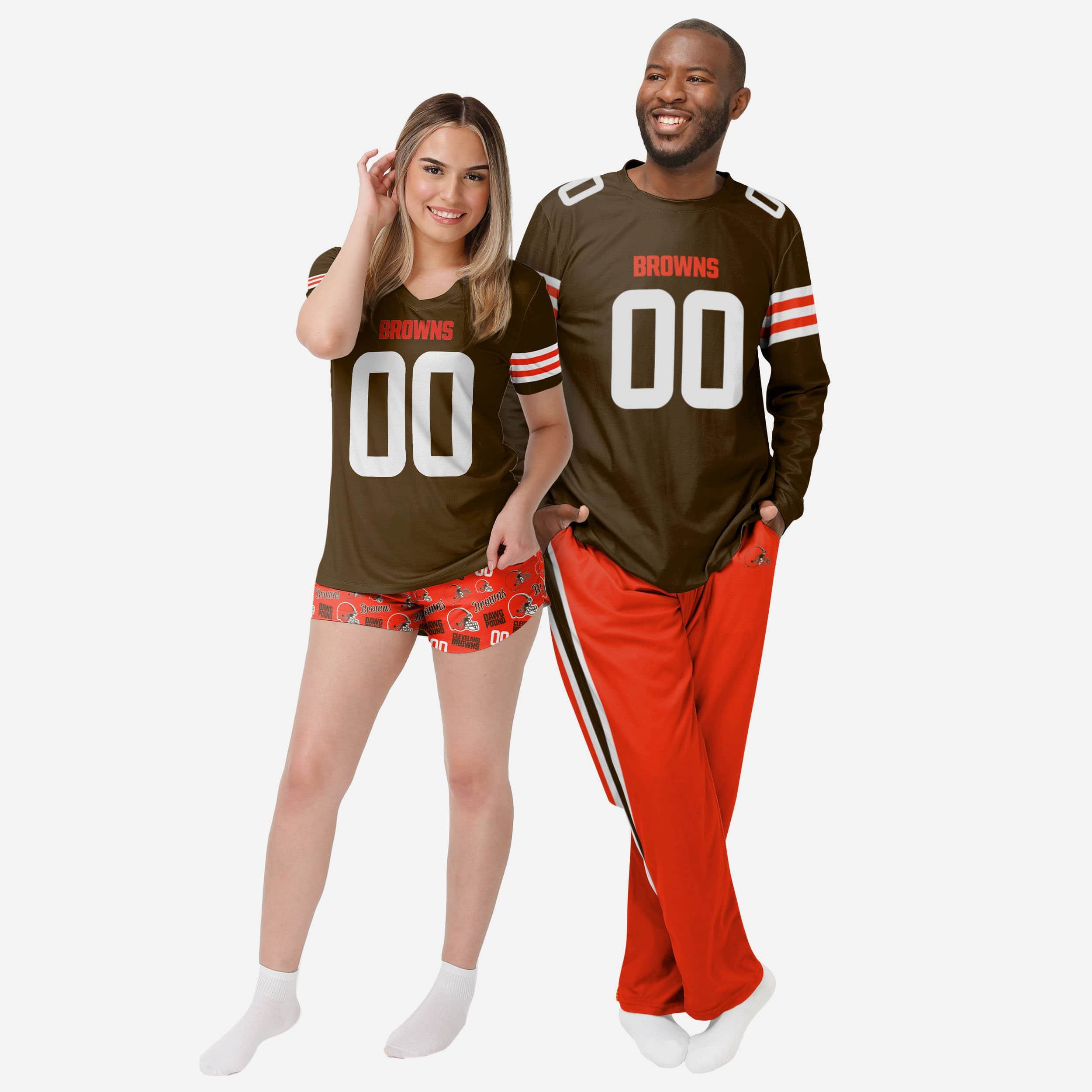 Cleveland Browns Game - Ready Family Pajama Set