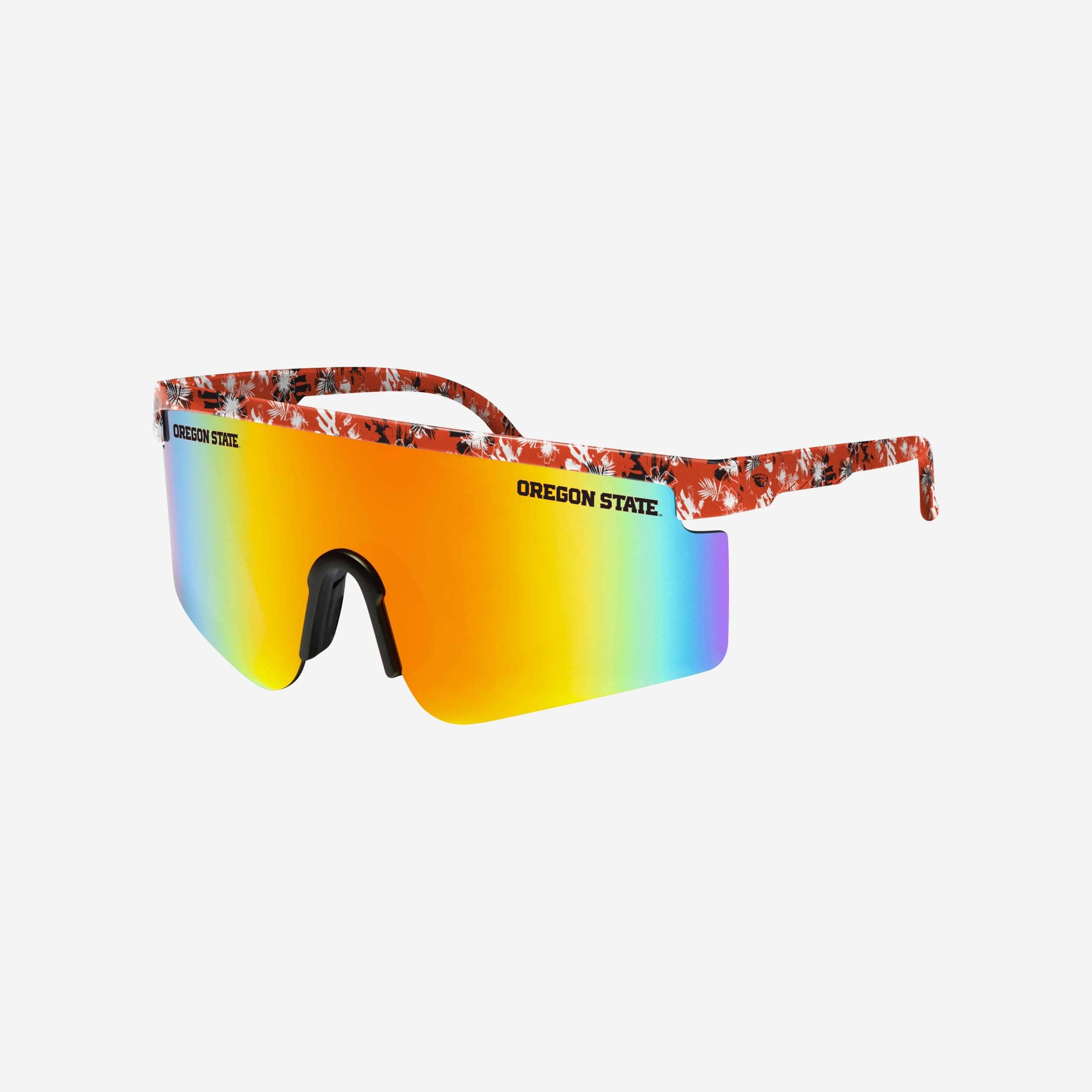 Stylish Oregon State Beavers Floral Large Frame Sunglasses