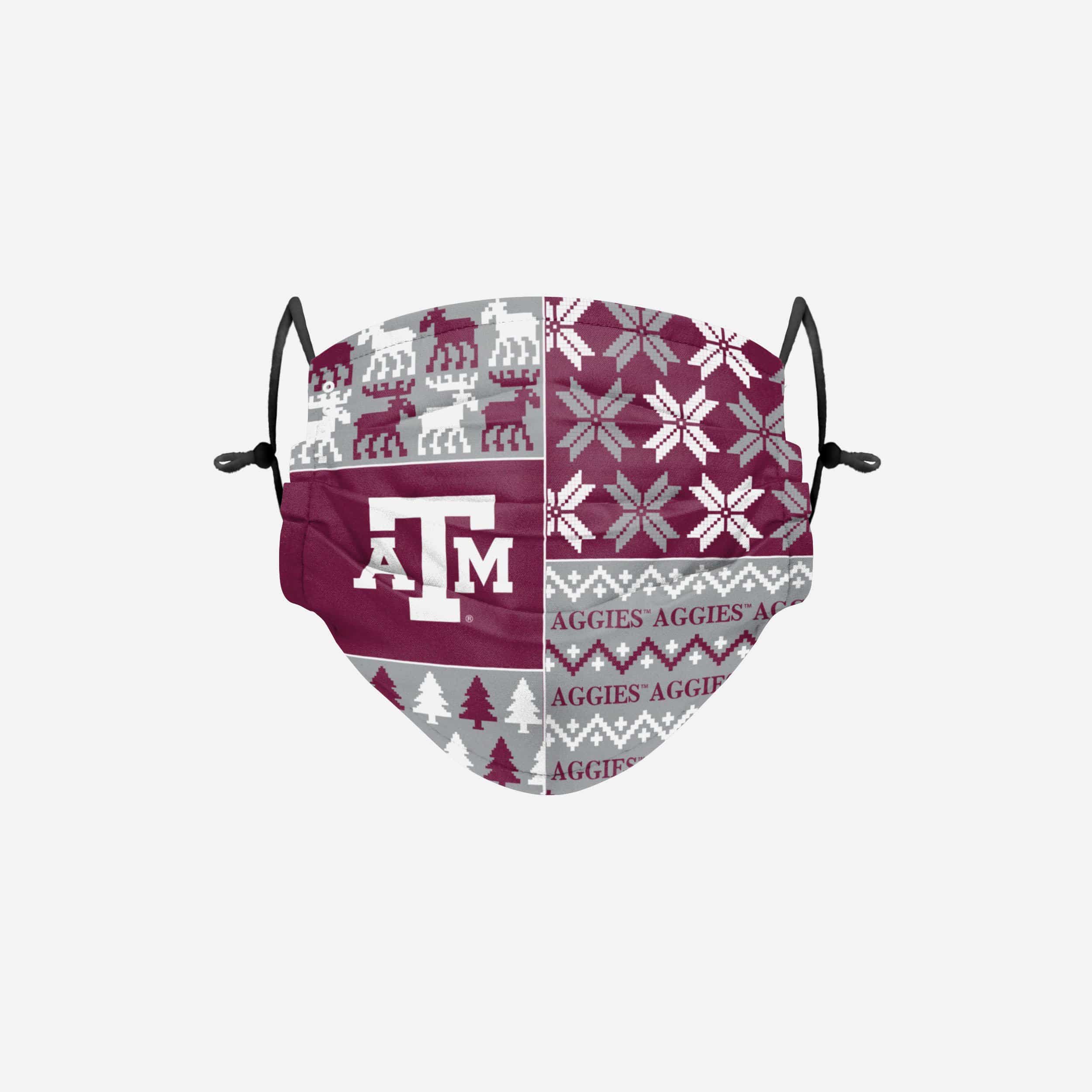 Texas A&M Aggies Busy Block Adjustable Face Cover - Show Your Team Spirit!