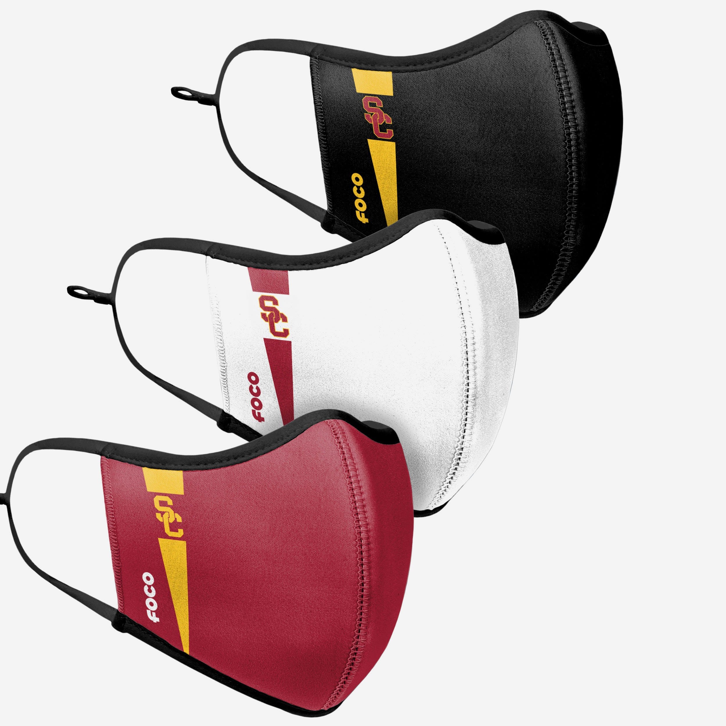 USC Trojans Sports 3-Pack Face Cover - Show Your Team Spirit!