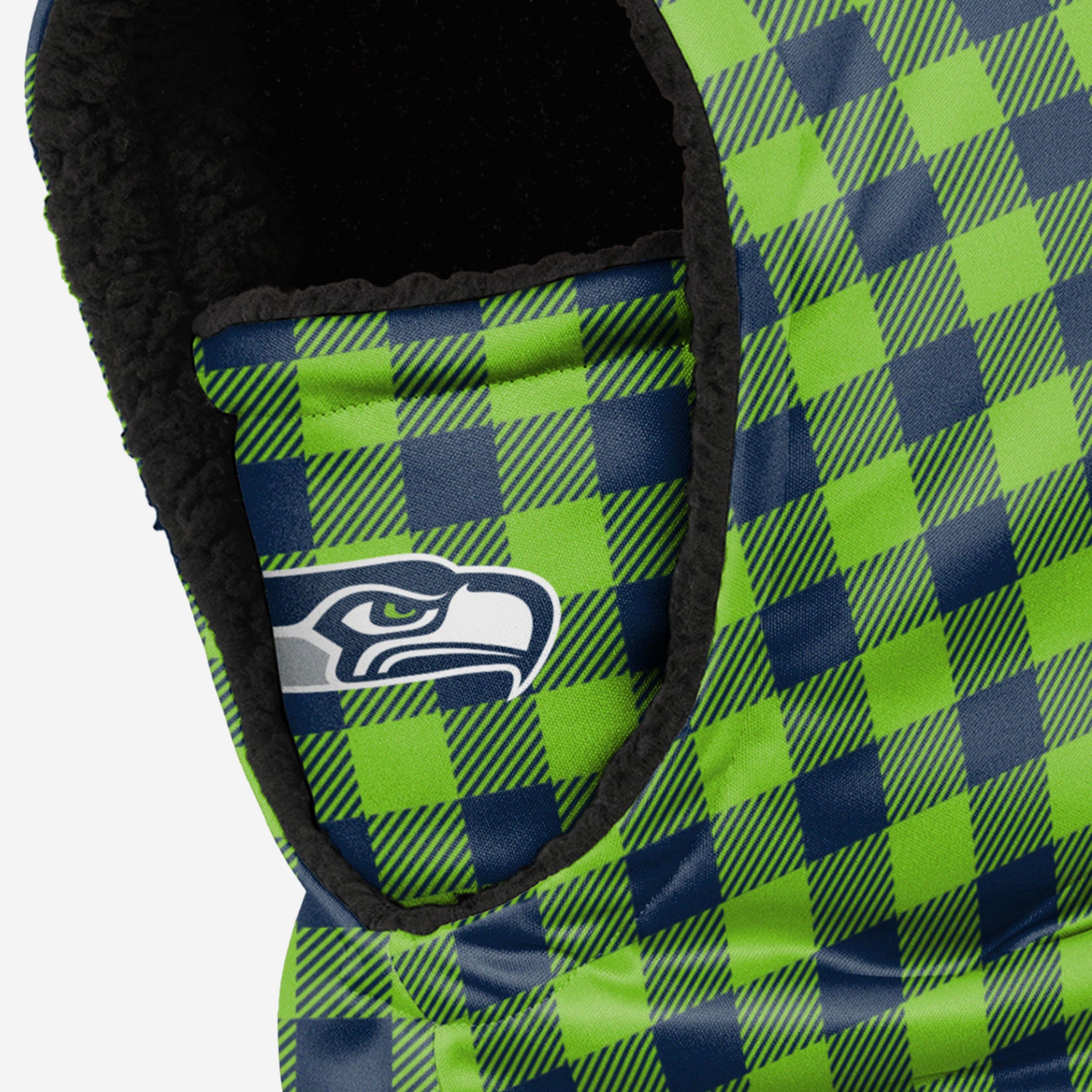 Seattle Seahawks Plaid Hooded Gaiter - The Ultimate Fashion and Warmth Essential